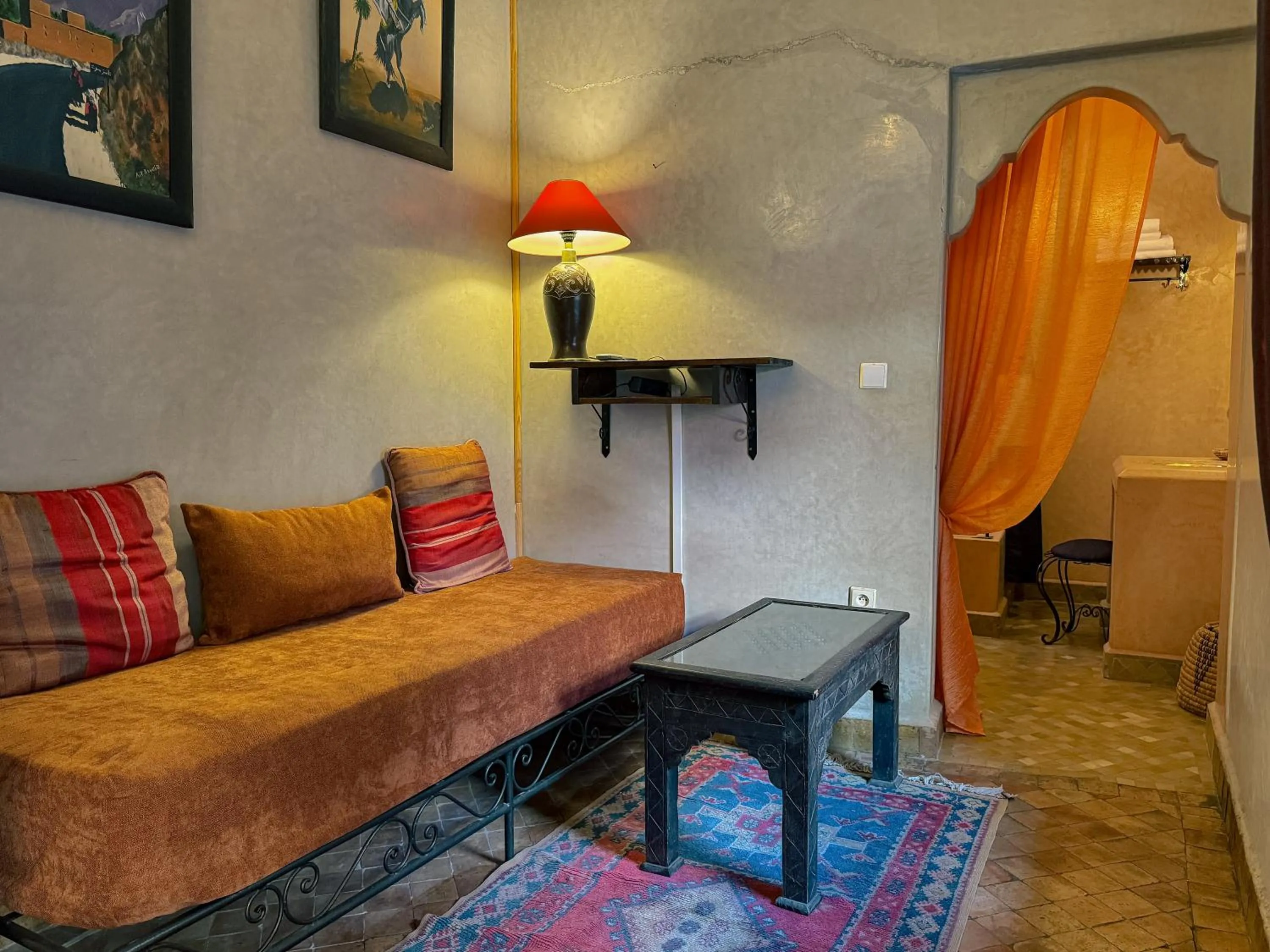 Seating area in Riad Lapis-lazuli