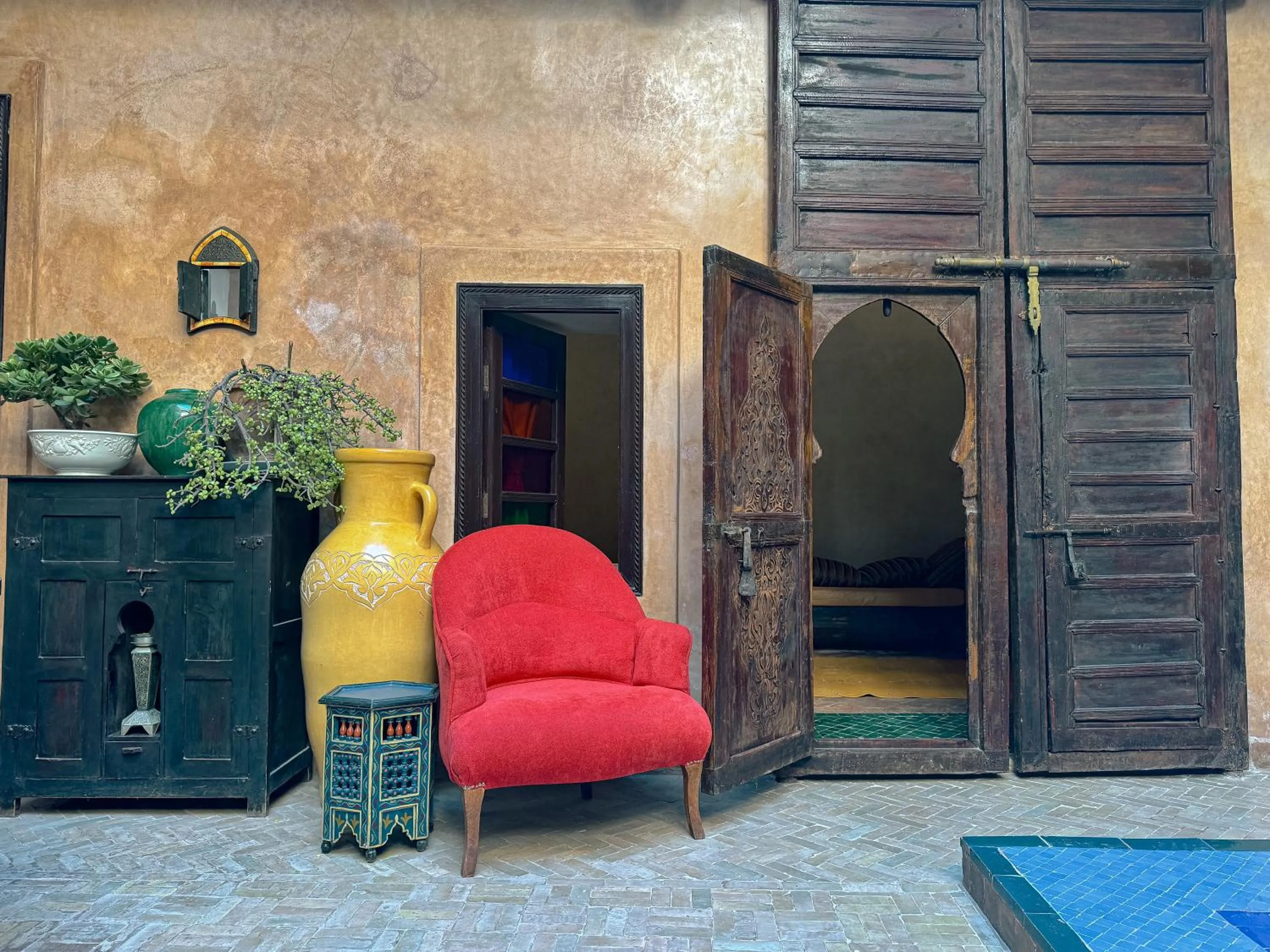 Seating area in Riad Lapis-lazuli