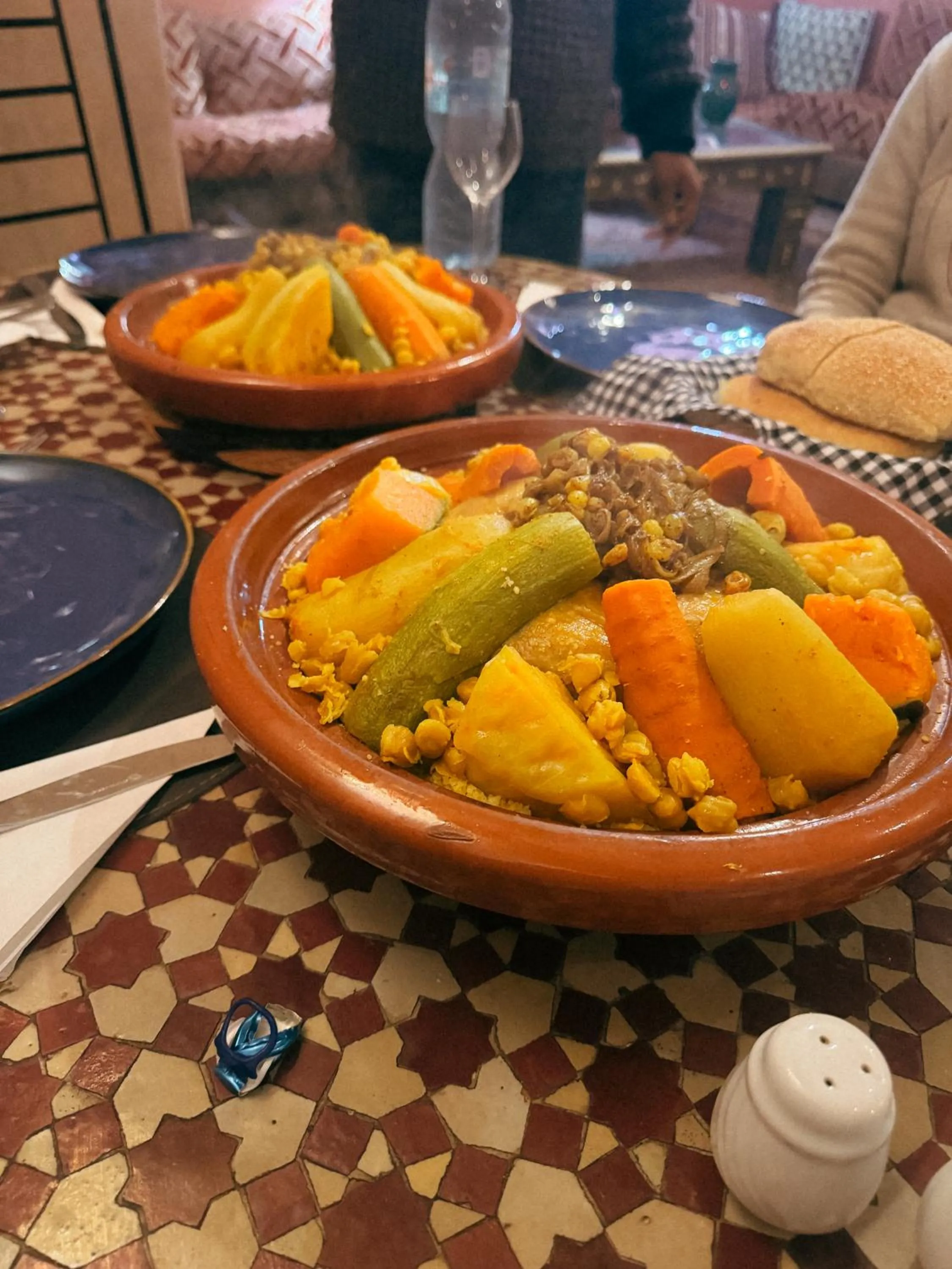 Restaurant/places to eat in Riad Lapis-lazuli