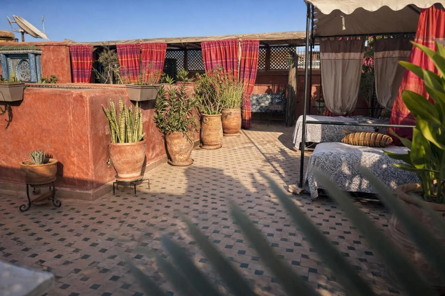 Patio in Riad Lapis-lazuli