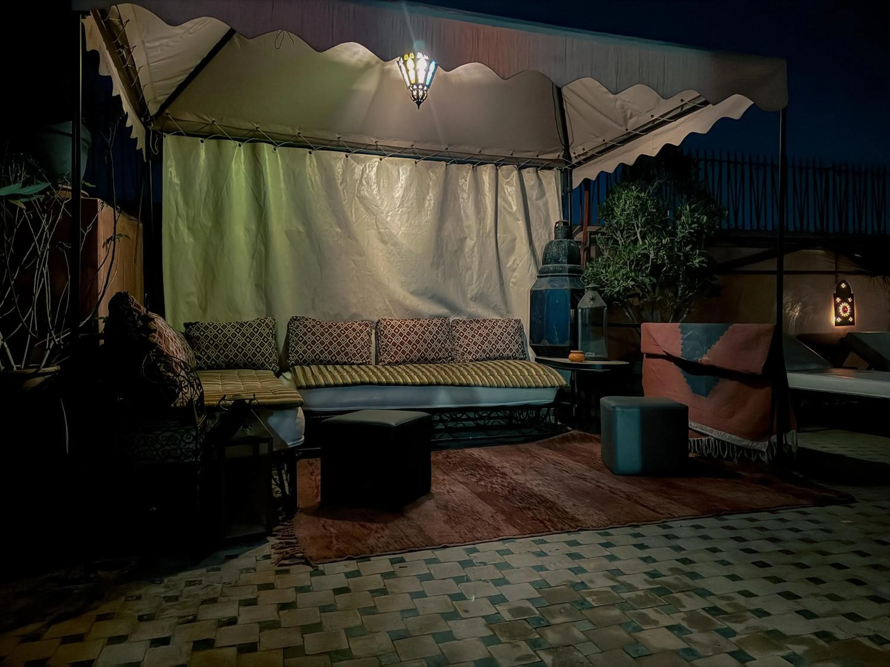 Patio in Riad Lapis-lazuli