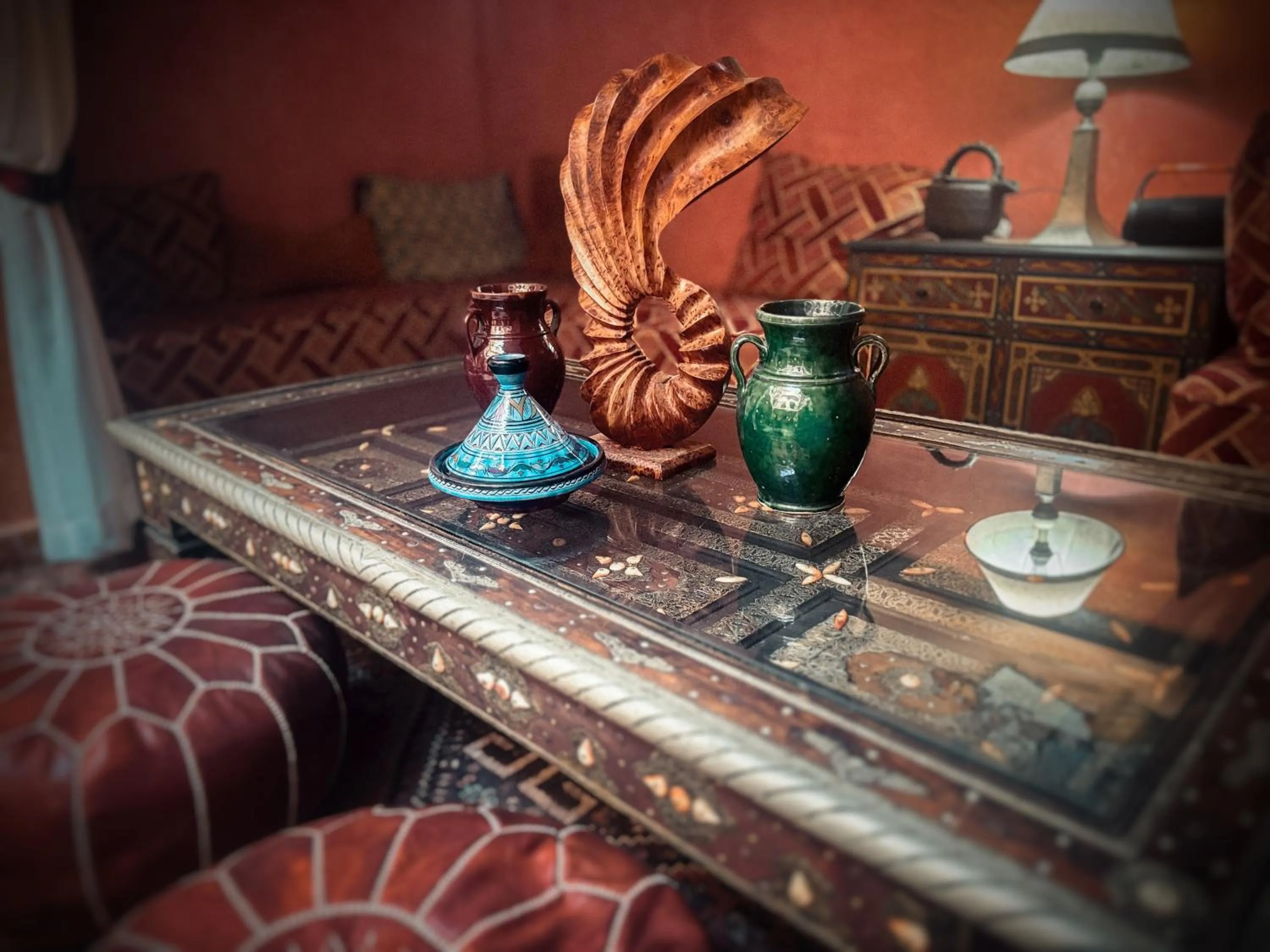 Seating area in Riad Lapis-lazuli