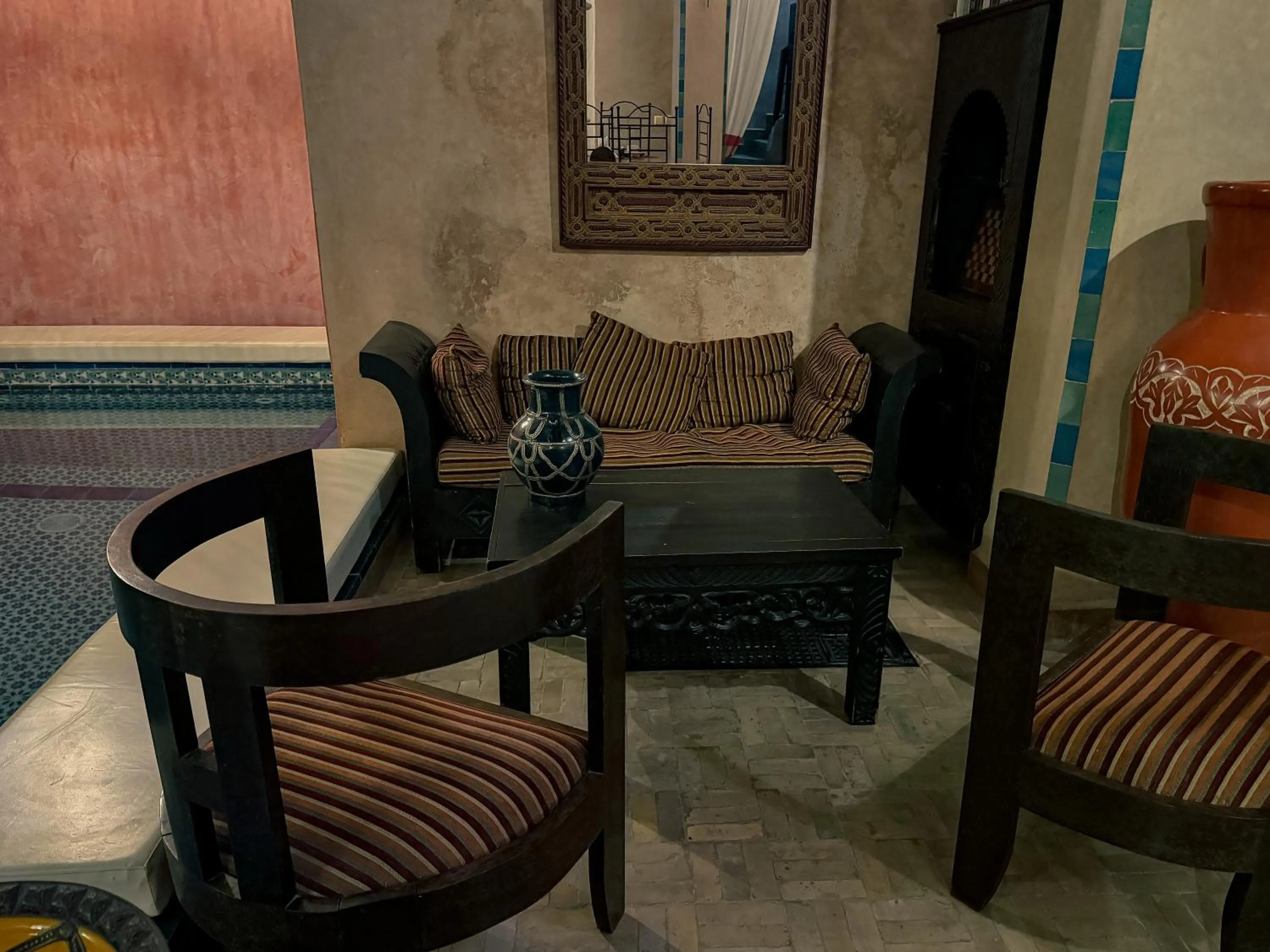 Living room in Riad Lapis-lazuli