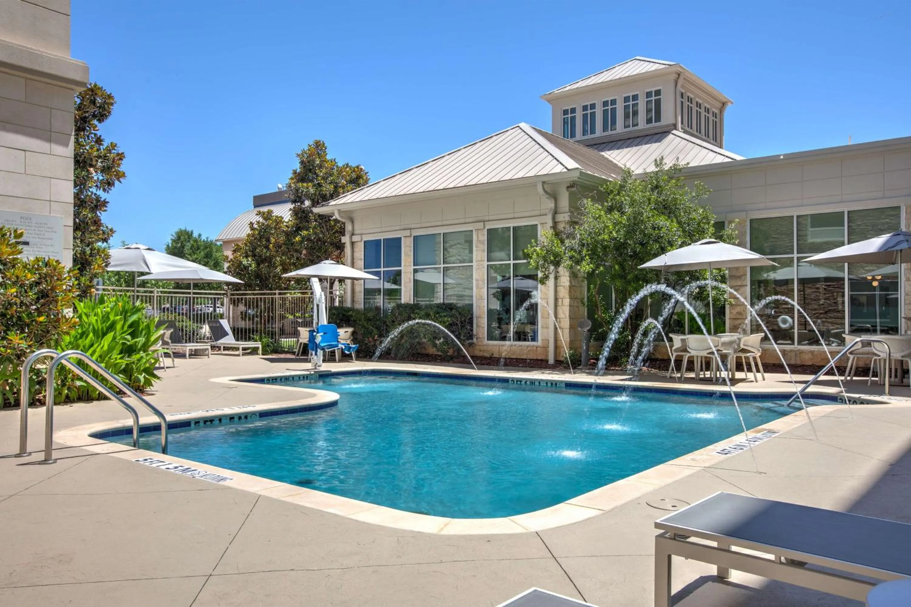 Pool view in Hilton Garden Inn Dallas Arlington