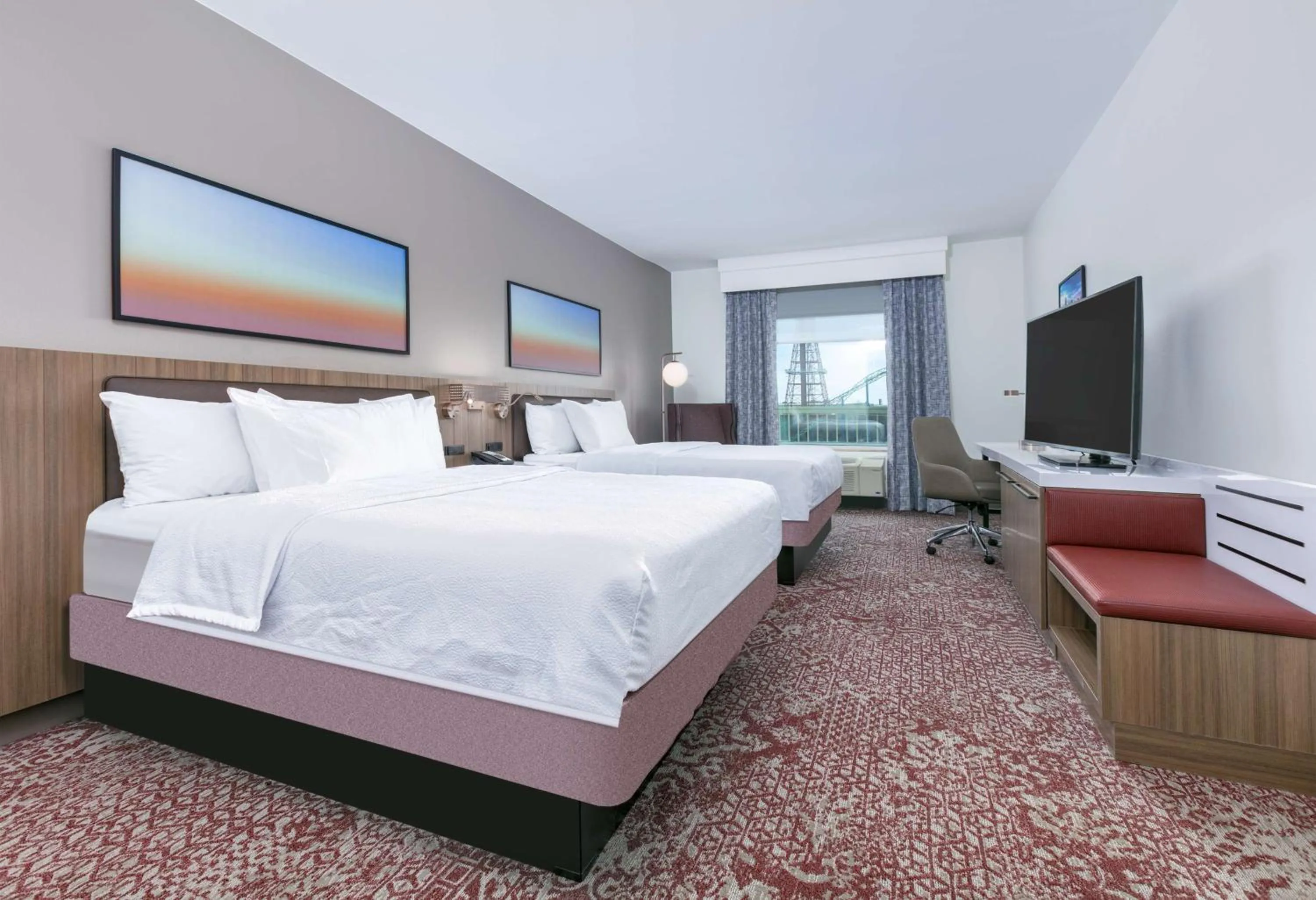 Bed in Hilton Garden Inn Dallas Arlington