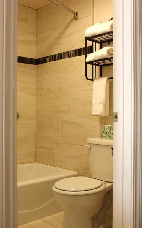 Toilet in Lombard Plaza Motel