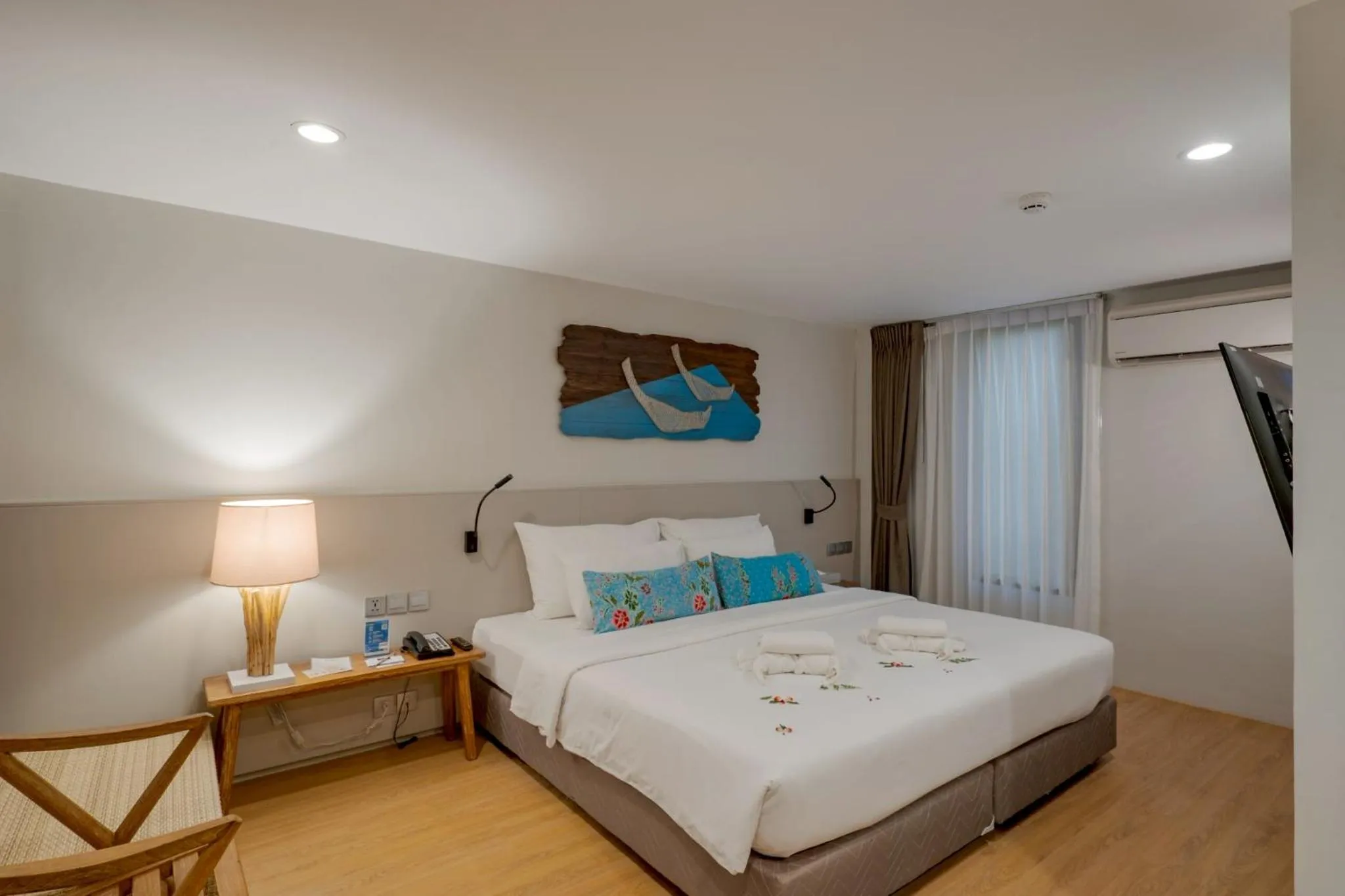 Bed in Deevana Krabi Resort