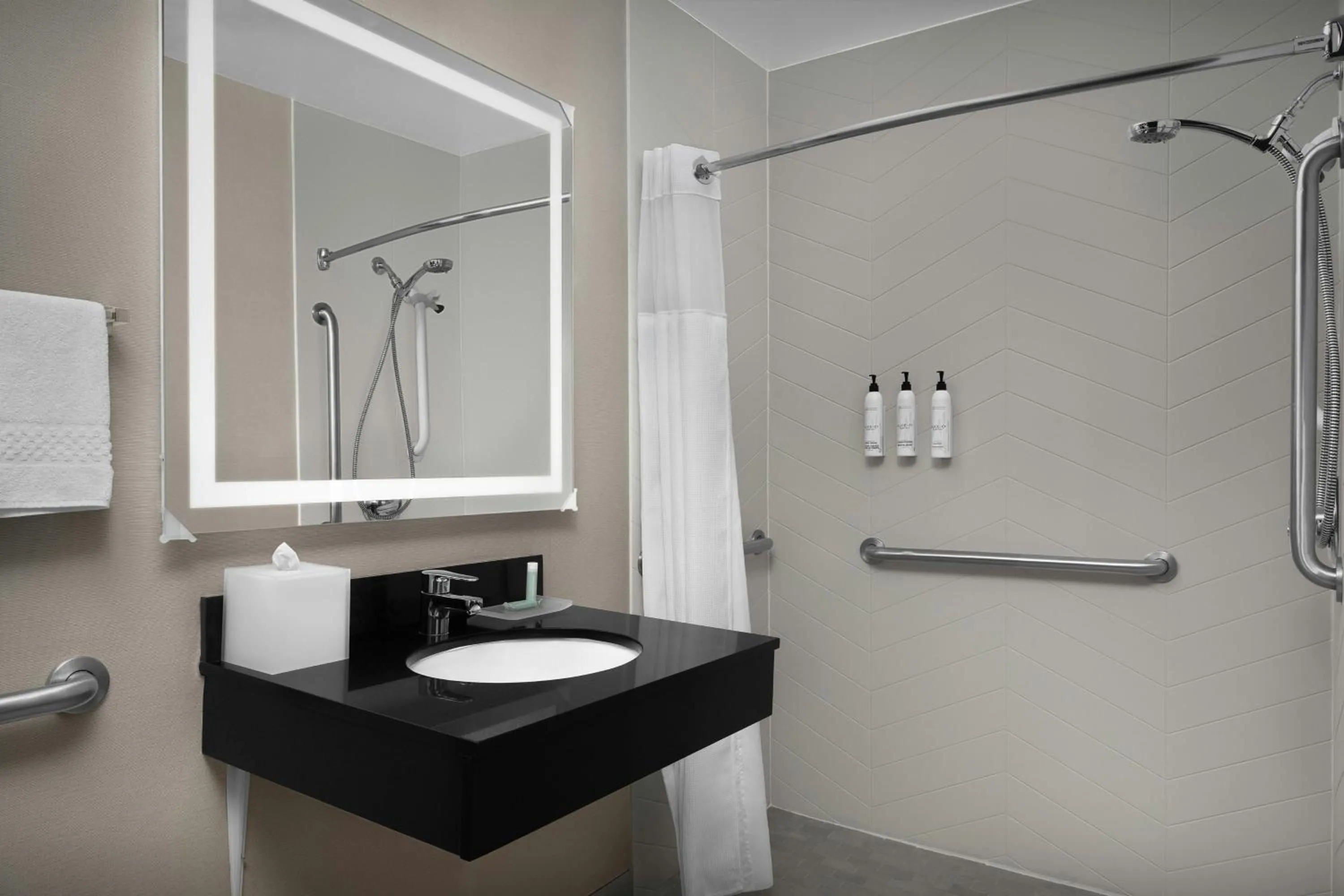 Bathroom in Fairfield Inn and Suites by Marriott Emporia I-95