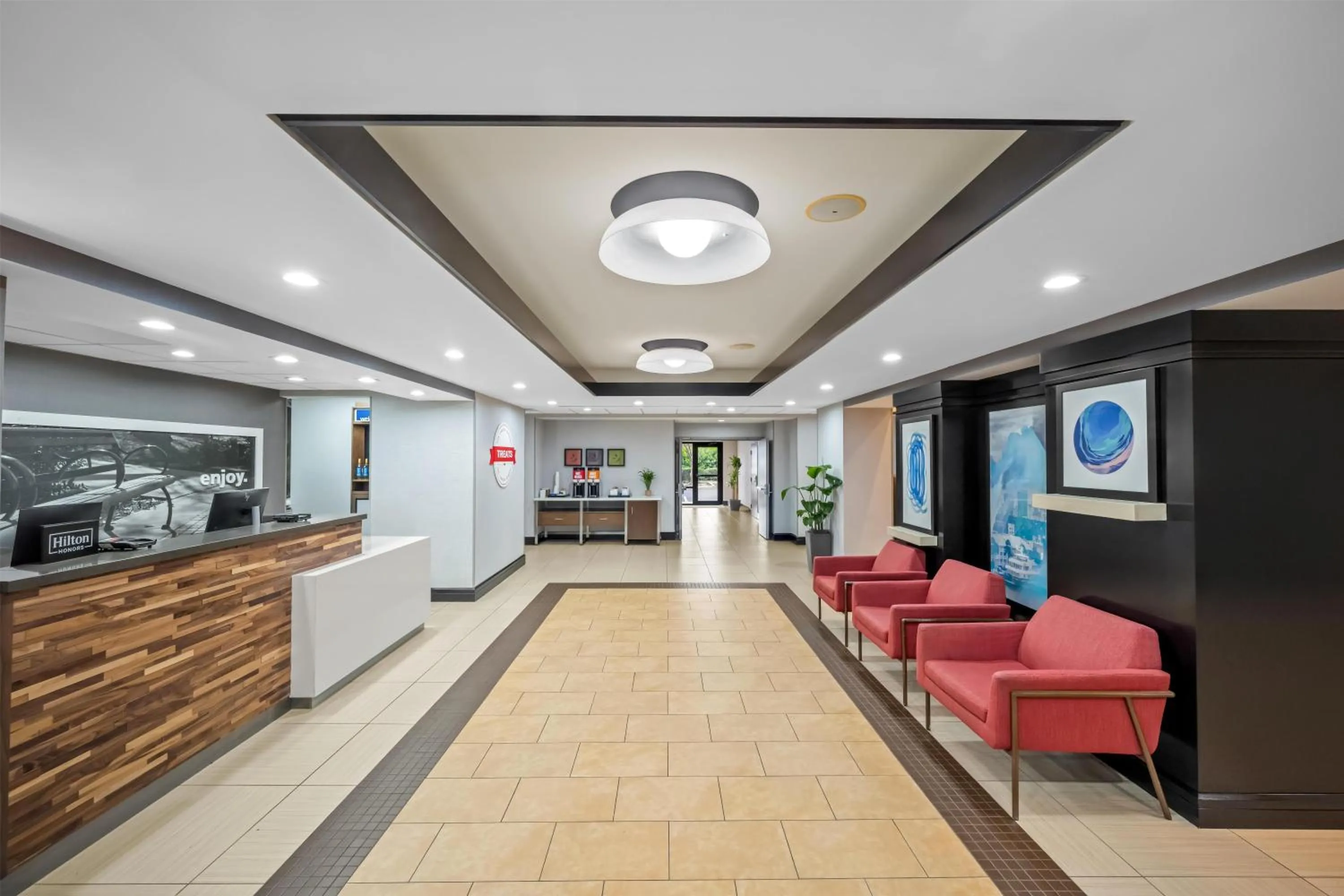 Lobby or reception in Hampton Inn & Suites Ft. Lauderdale/West-Sawgrass/Tamarac, FL