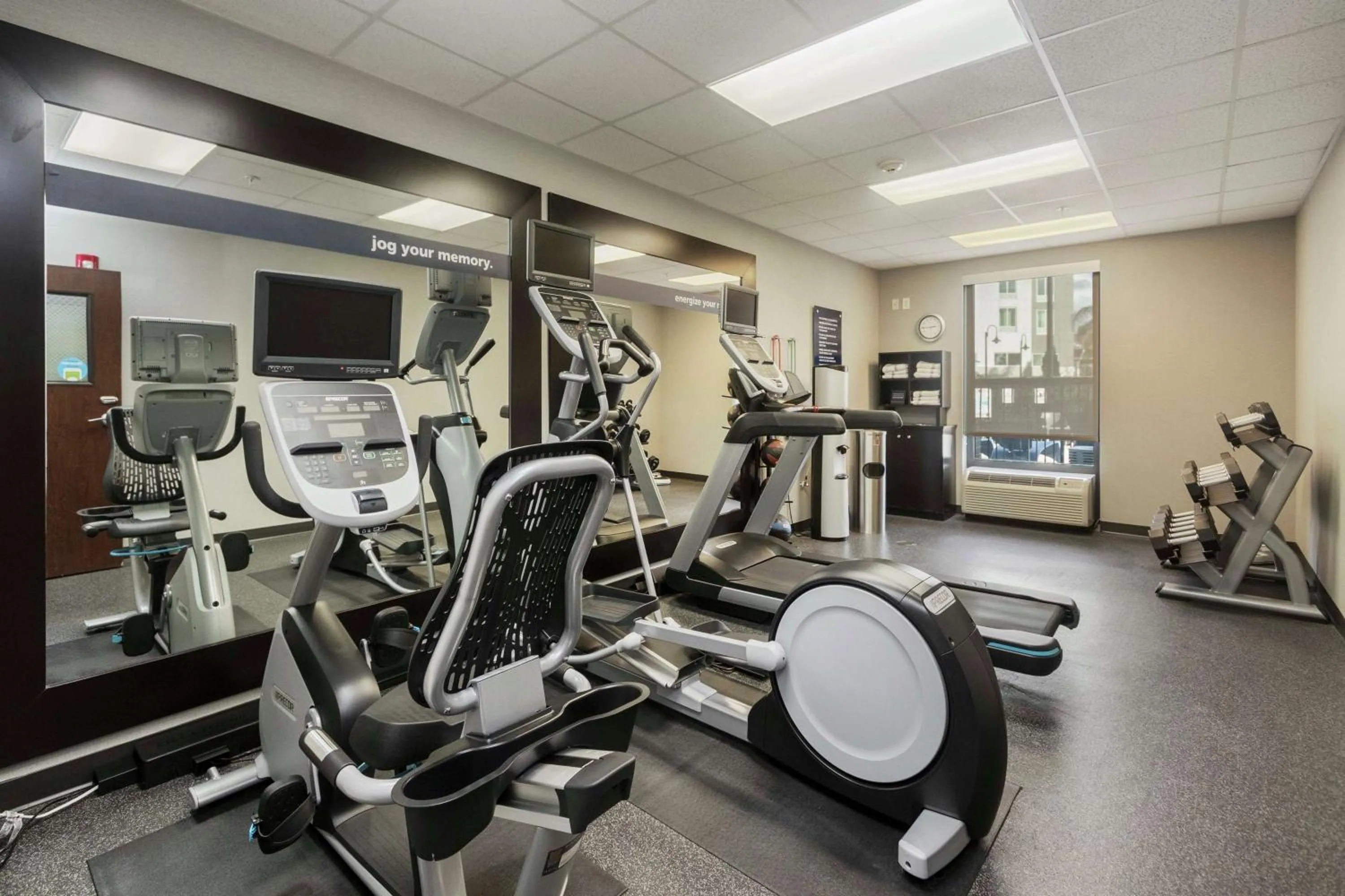 Fitness centre/facilities in Hampton Inn & Suites Orlando-Apopka