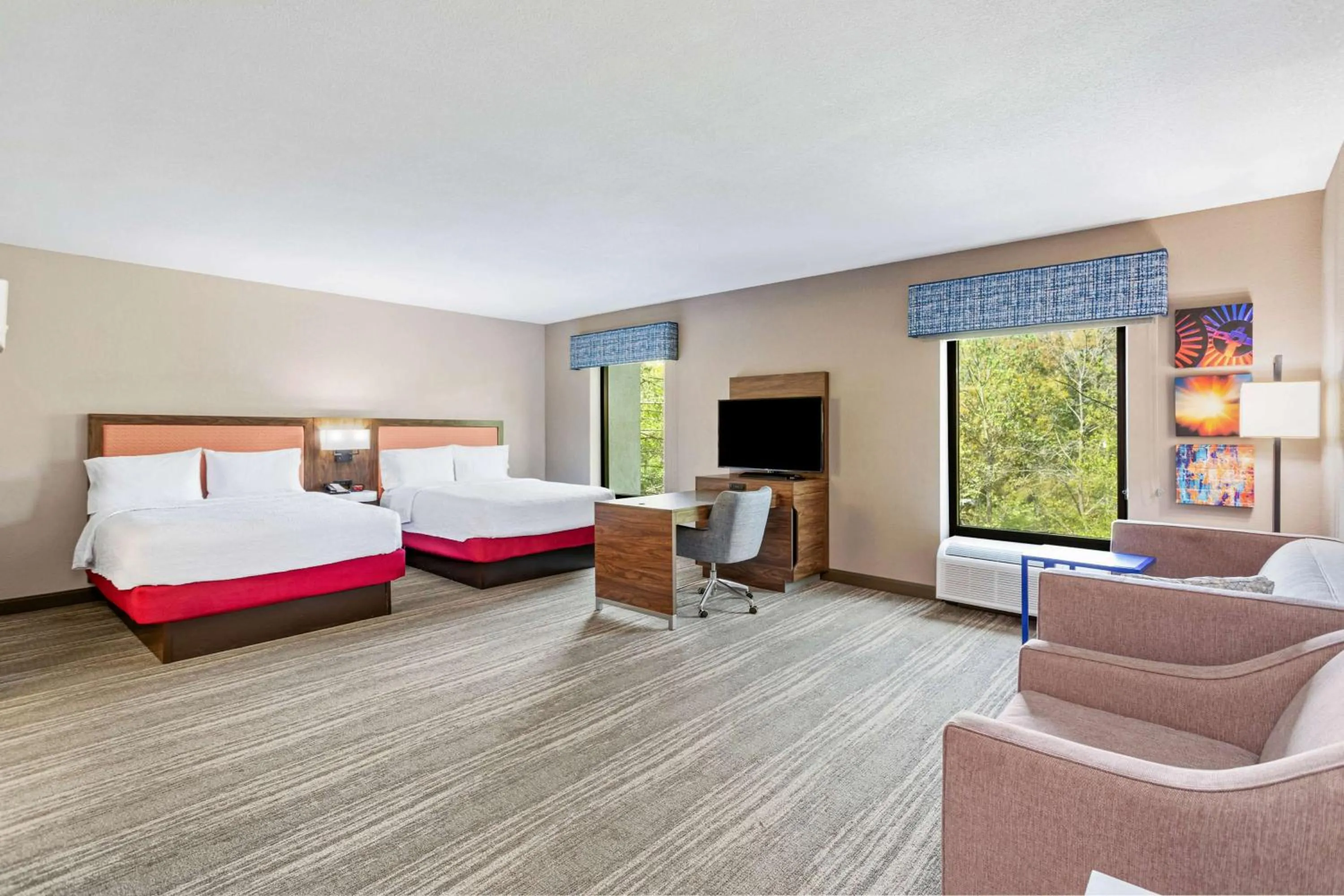 Bedroom, Bed in Hampton Inn & Suites Orlando-Apopka