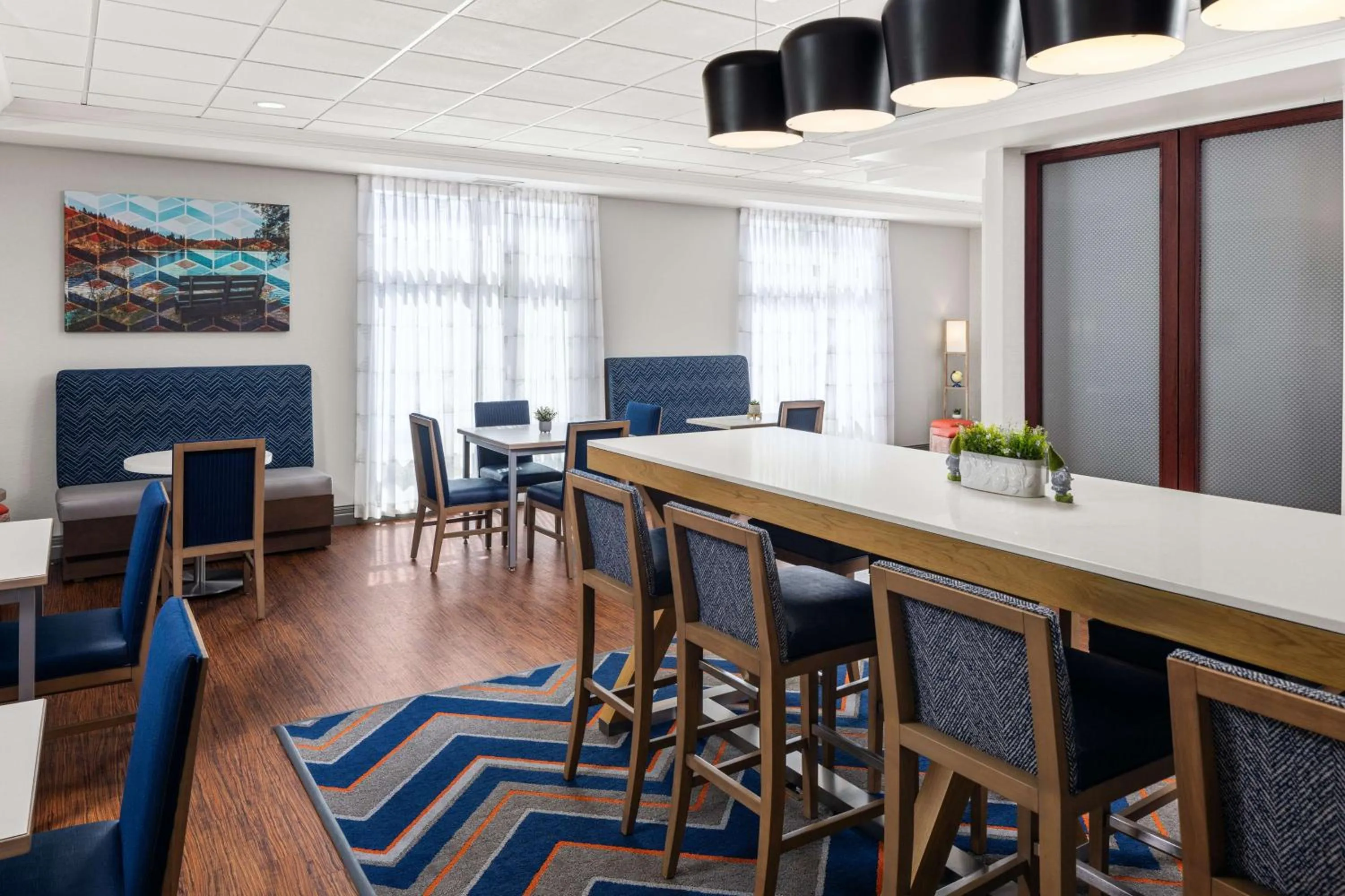 Lobby or reception in Hampton Inn Fairmont