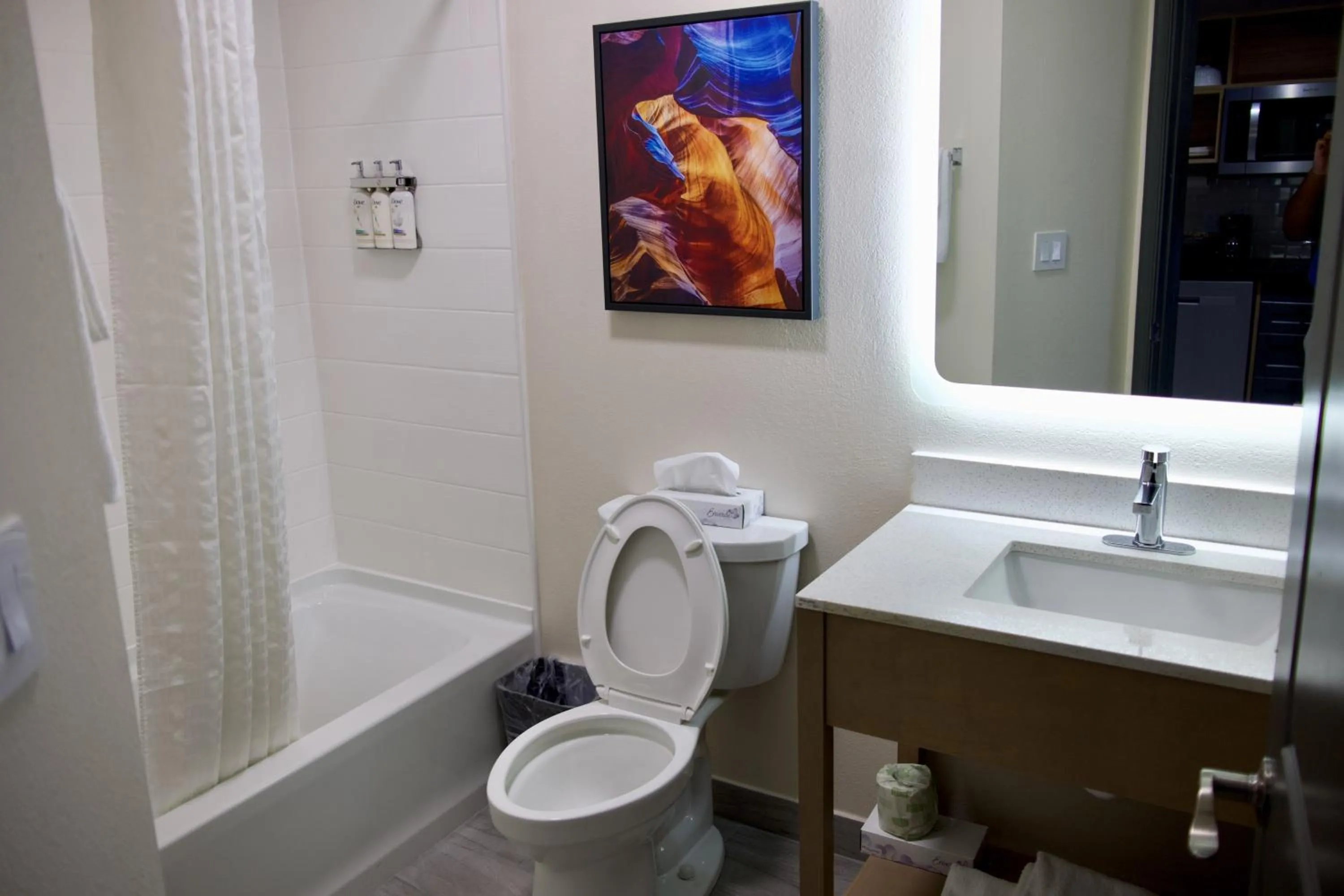 Bathroom in Candlewood Suites Harrisonburg by IHG