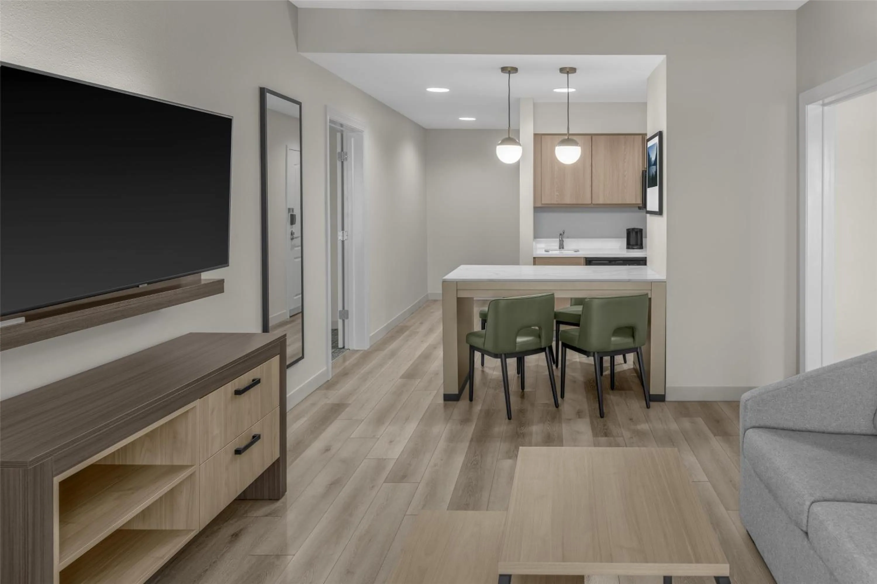 Living room in Homewood Suites by Hilton Fayetteville