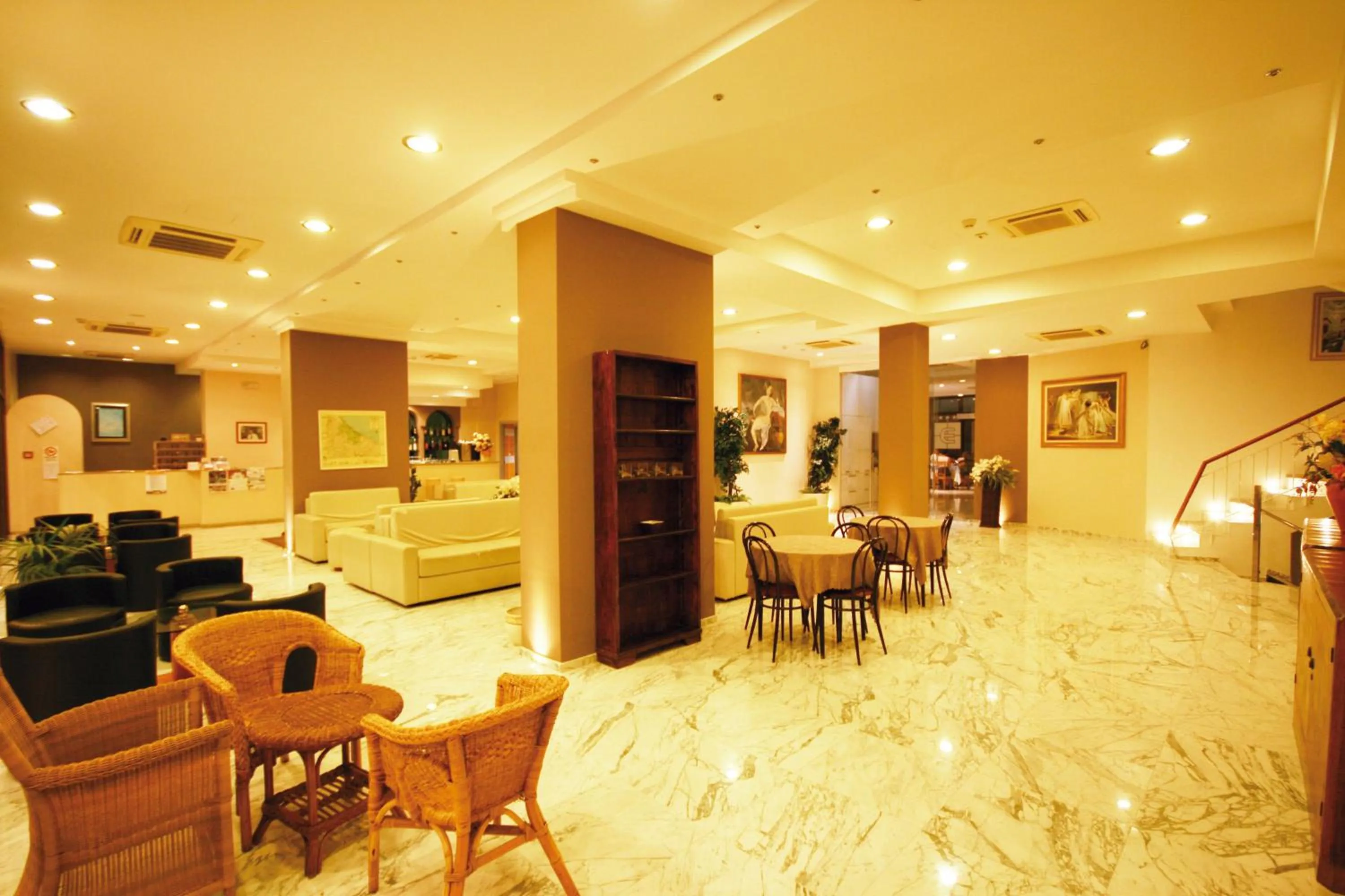 Communal lounge/ TV room in Hotel Excelsior