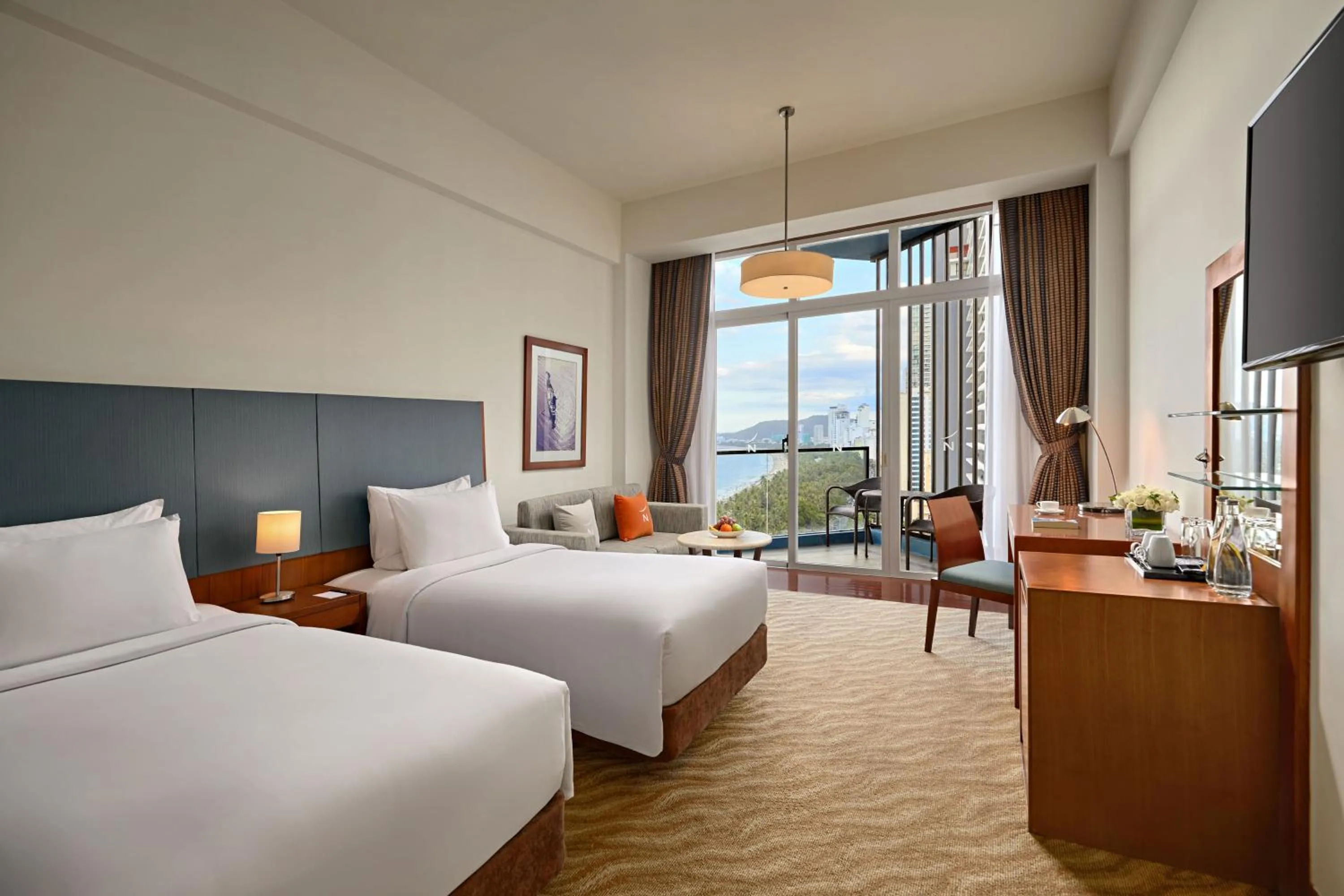 View (from property/room), Bed in Novotel Nha Trang