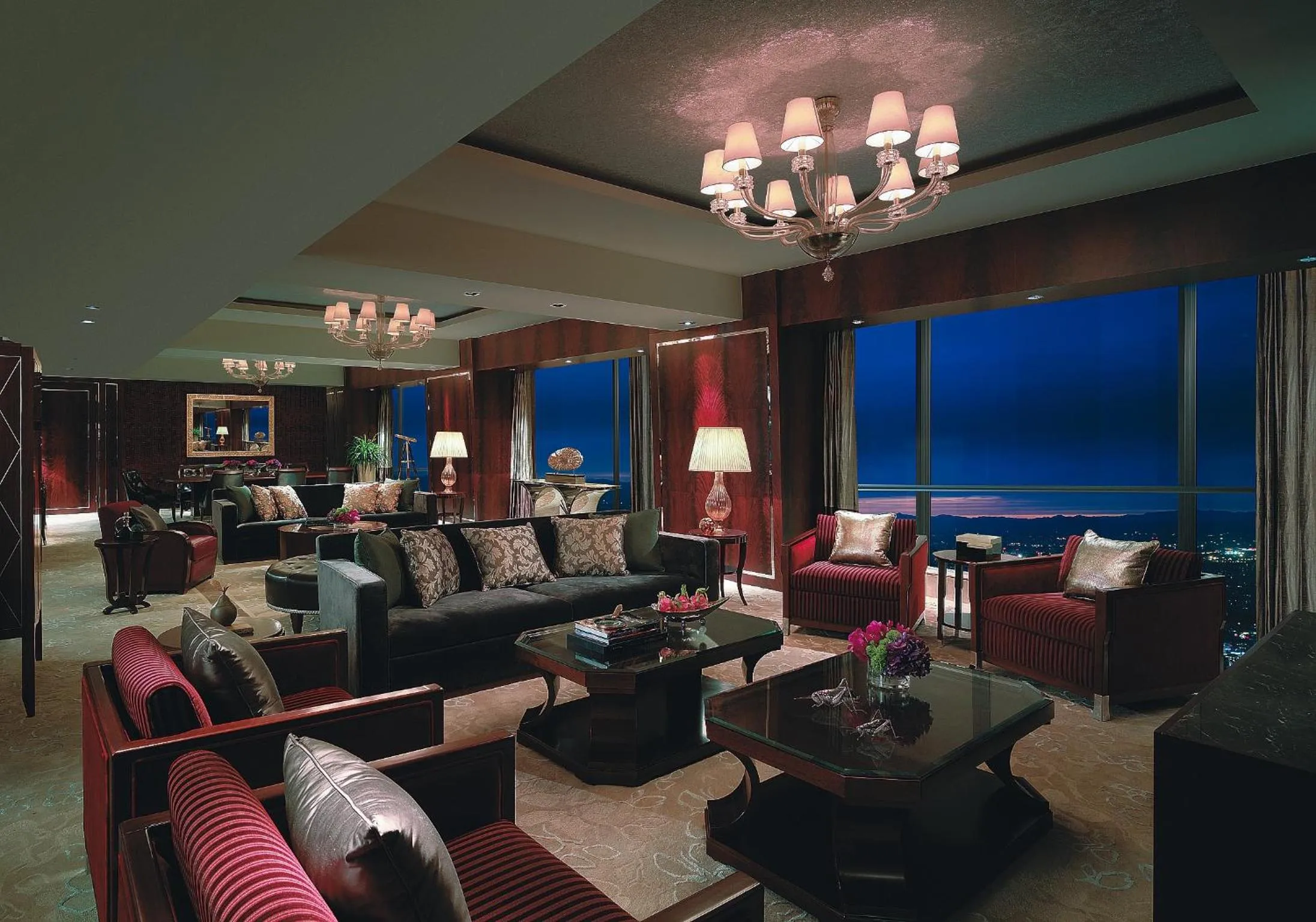 Seating area in China World Summit Wing, Beijing