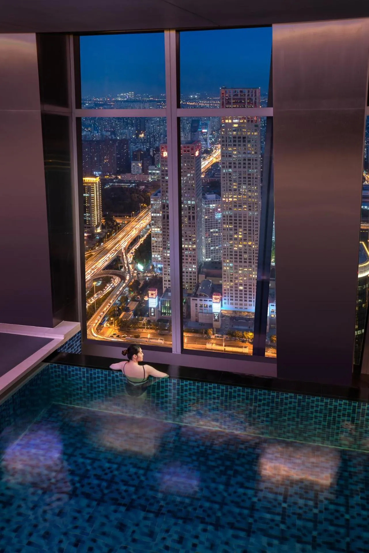 Pool view in China World Summit Wing, Beijing