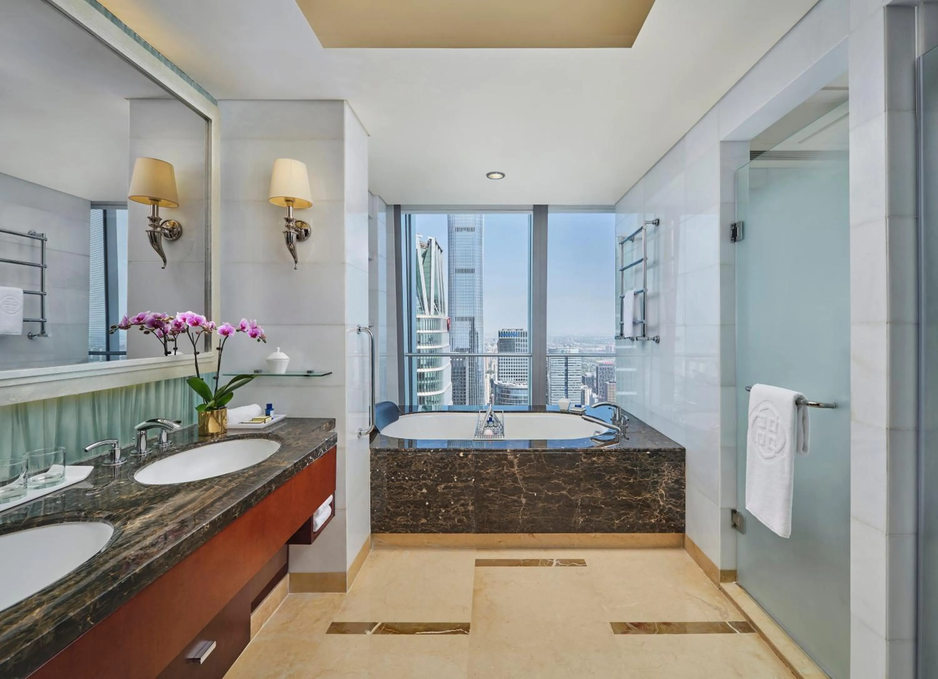 Bathroom in China World Summit Wing, Beijing