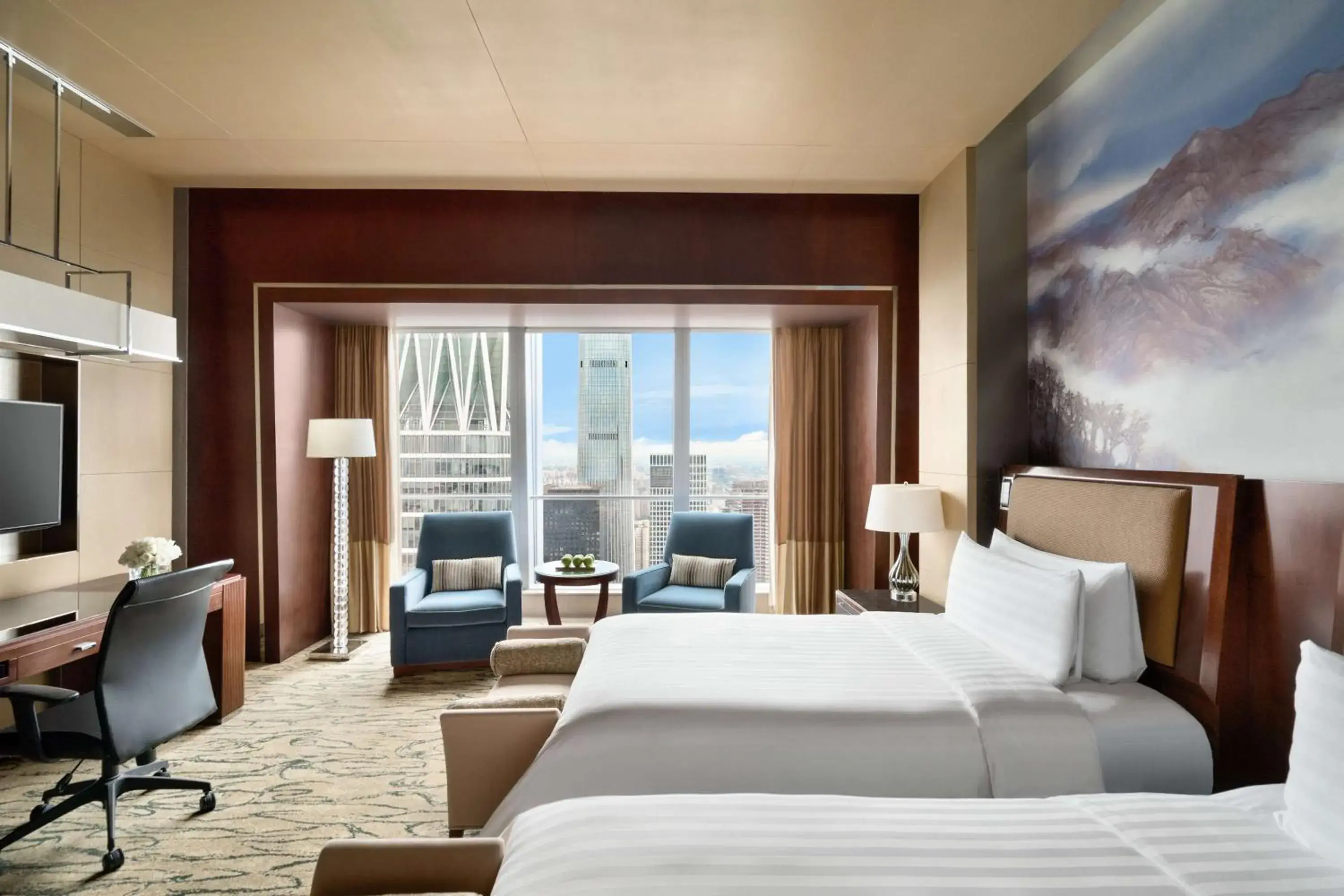 Premier Twin Room - single occupancy in China World Summit Wing, Beijing Premier Twin Room - single occupancy in China World Summit Wing, Beijing