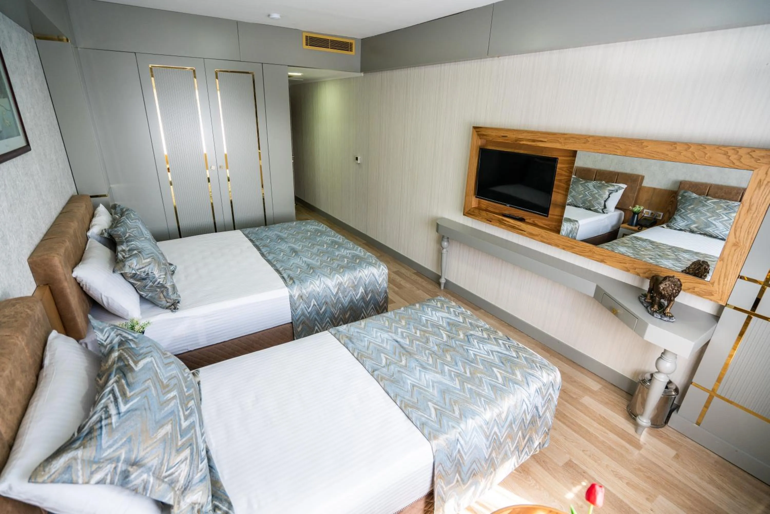 Bed in Lion City Hotel Kizilay