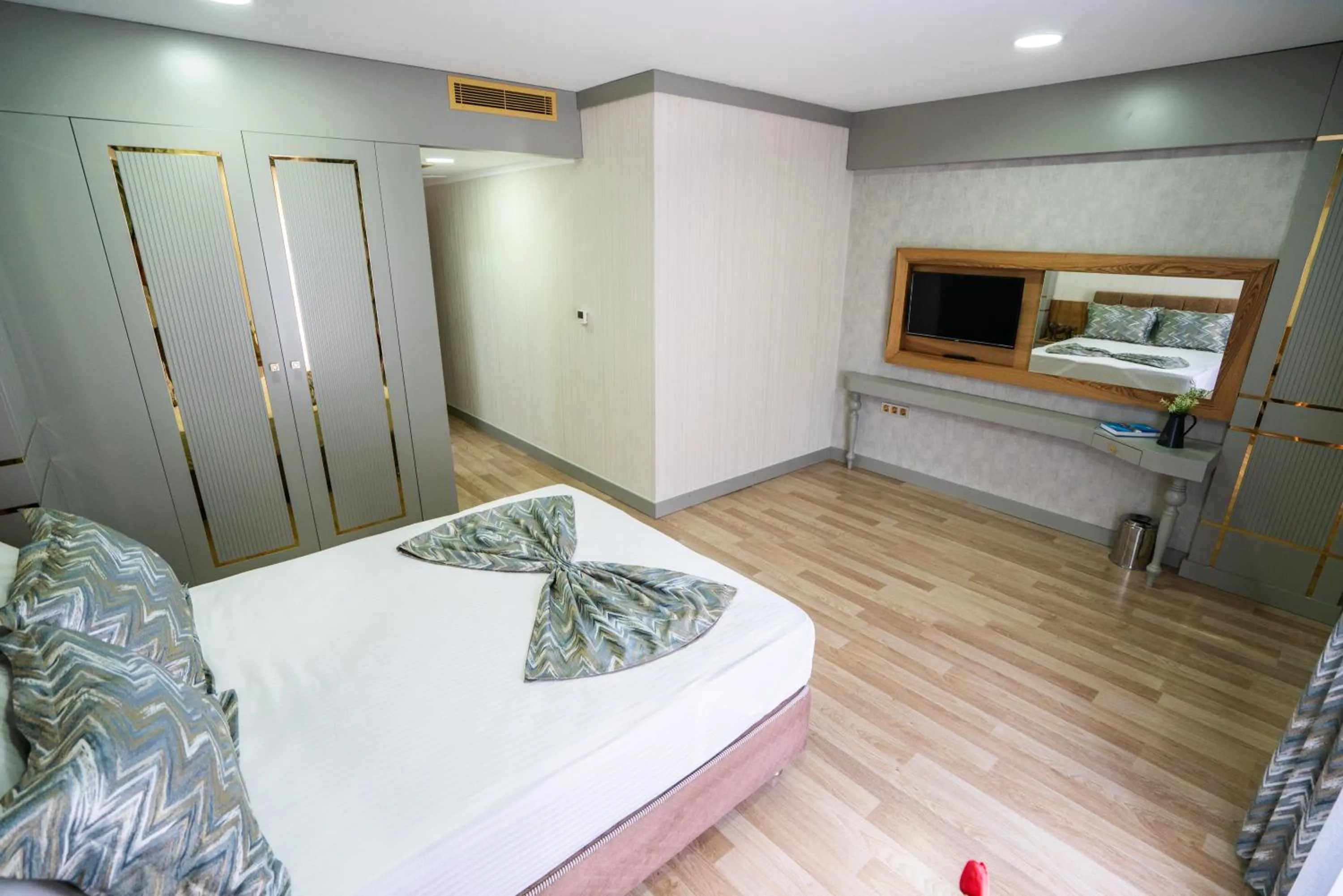 Bed in Lion City Hotel Kizilay