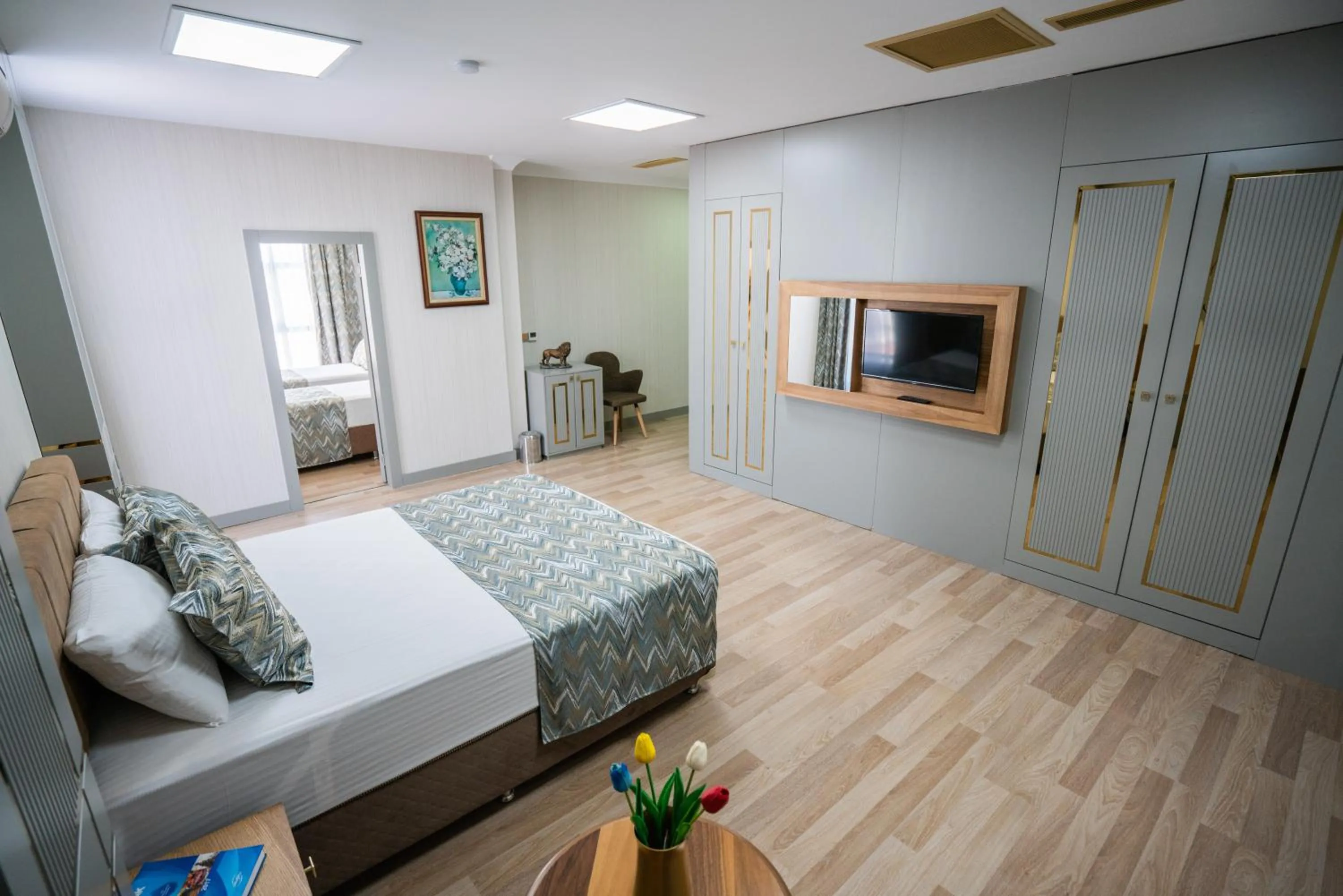 Bed in Lion City Hotel Kizilay