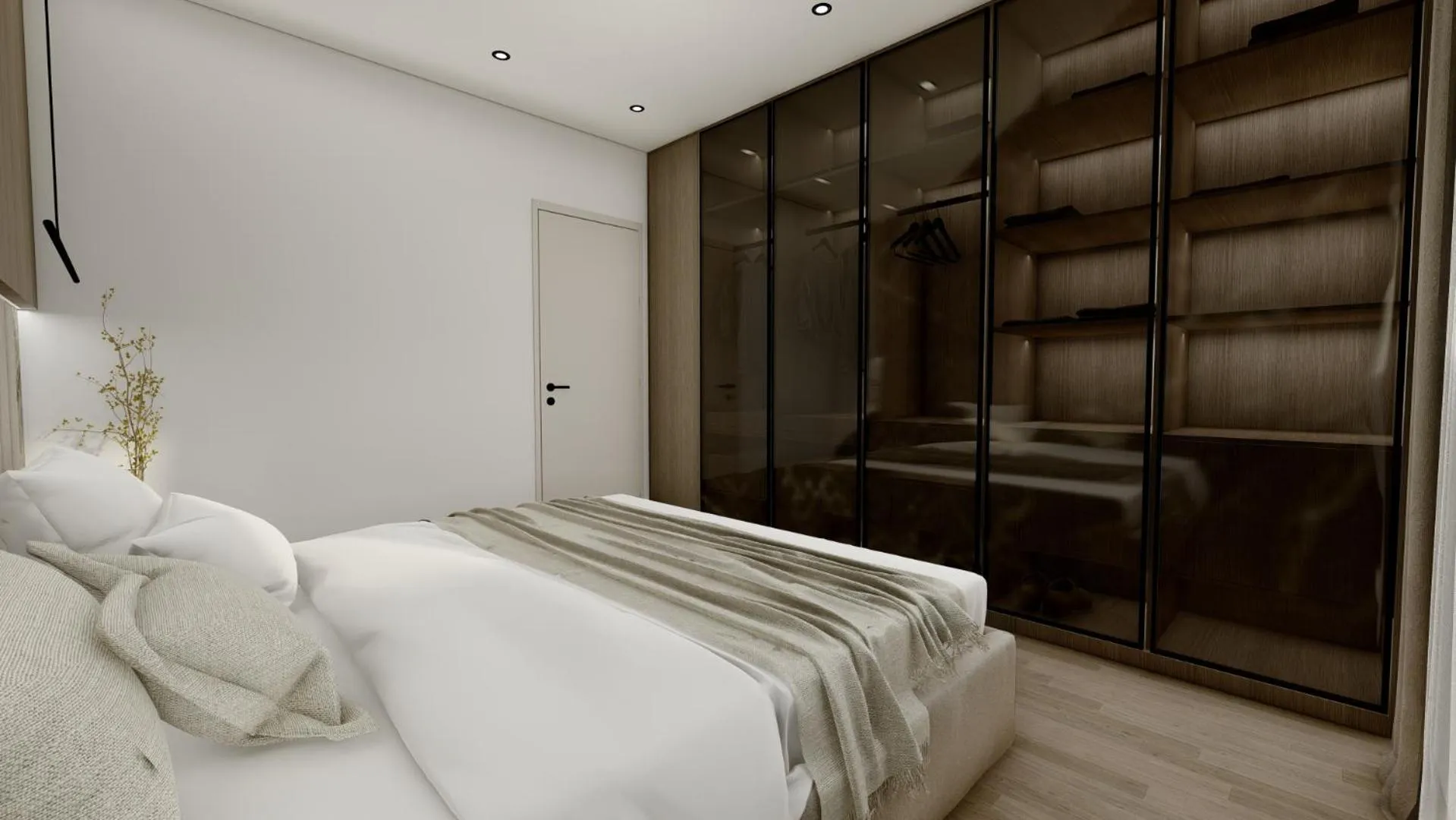 Bedroom, Bed in Villa M