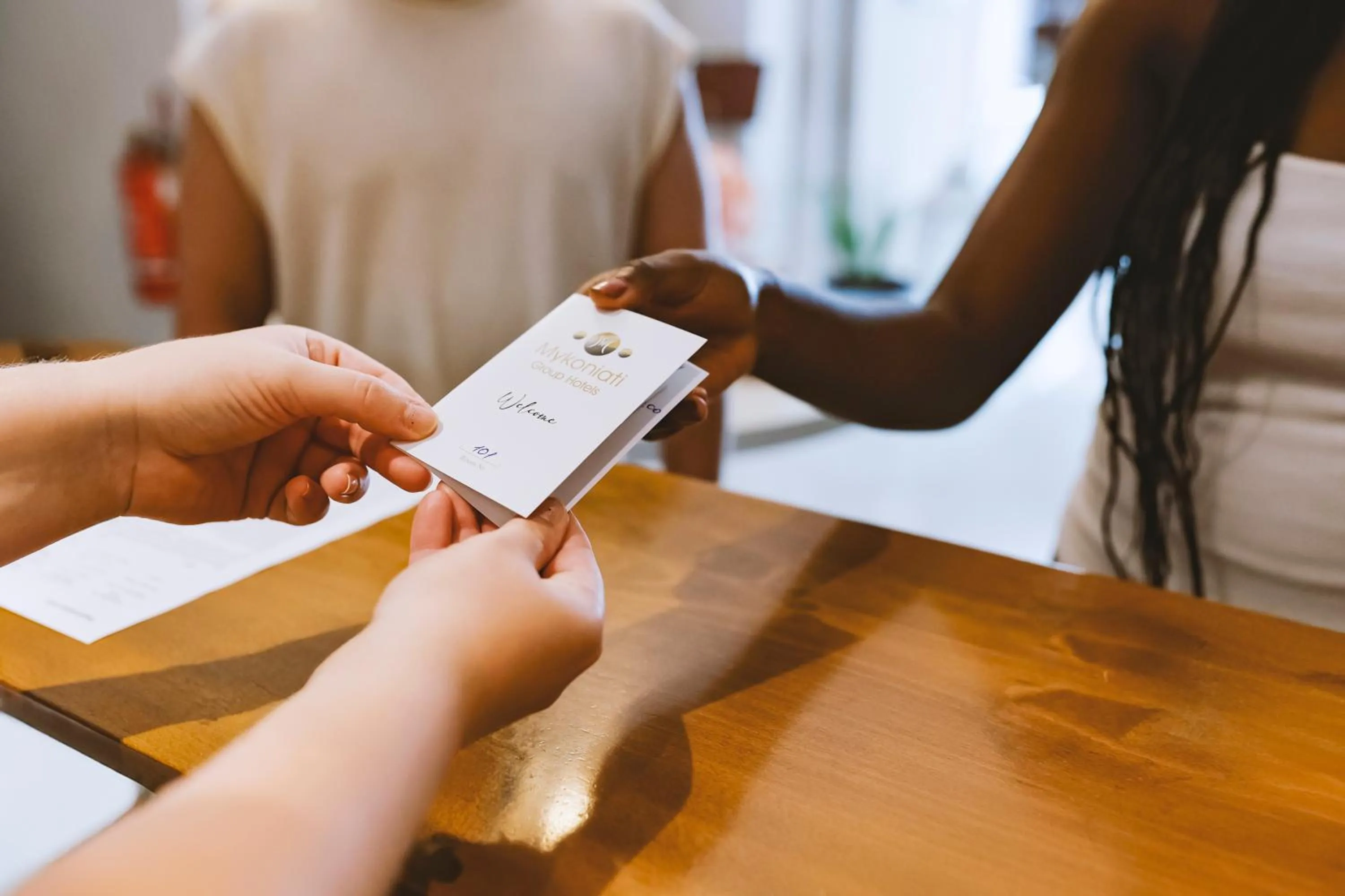 Lobby or reception in Alkyonis Hotel