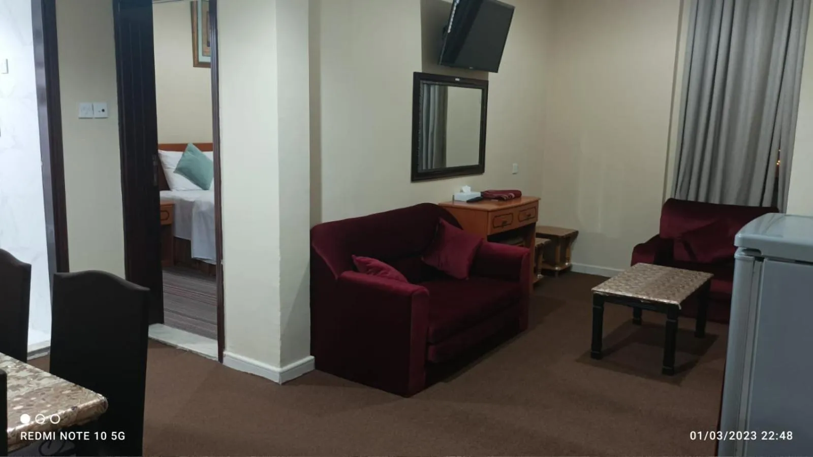 Bed in Al Jazeerah Hotel