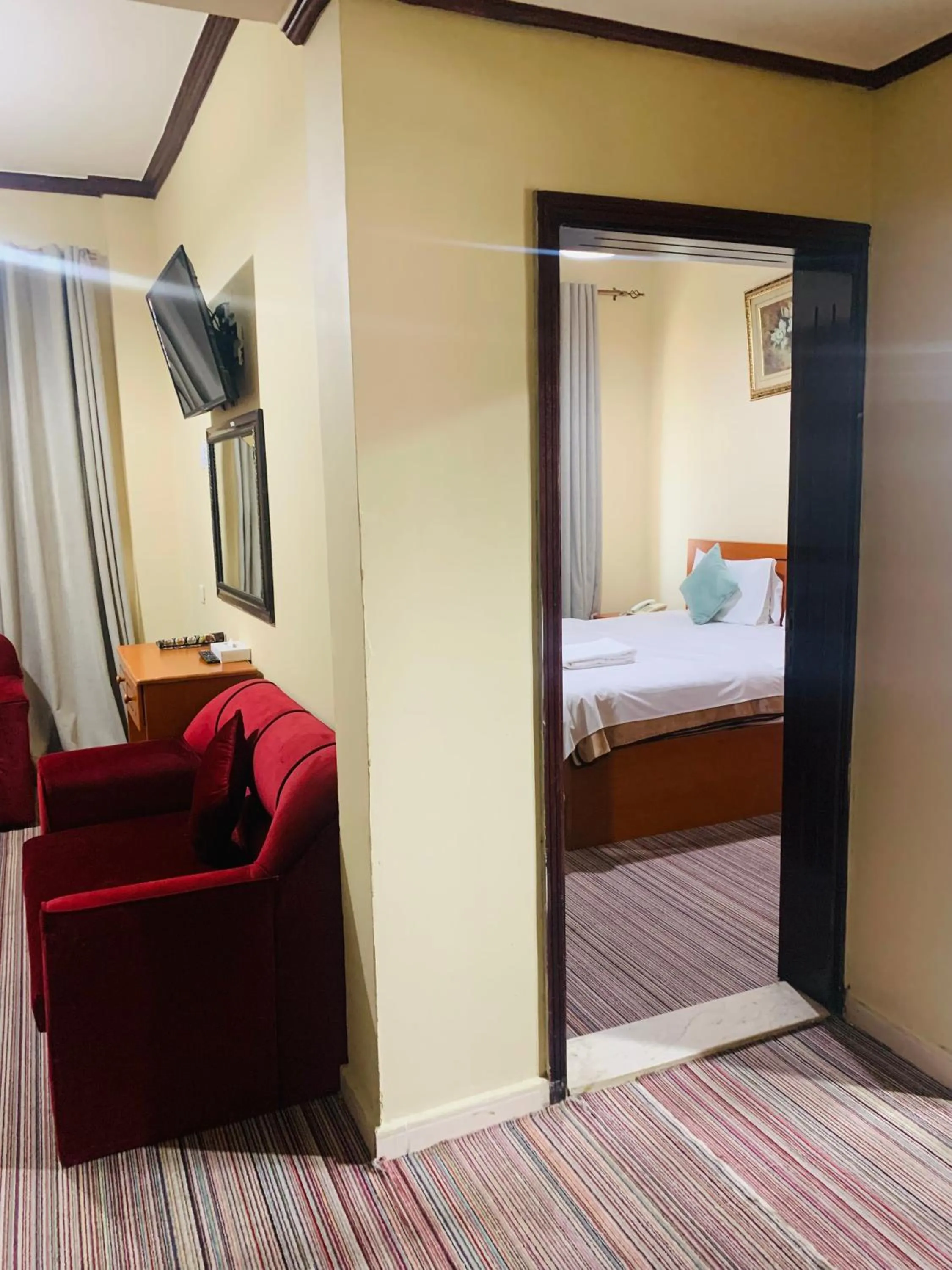 Bed in Al Jazeerah Hotel