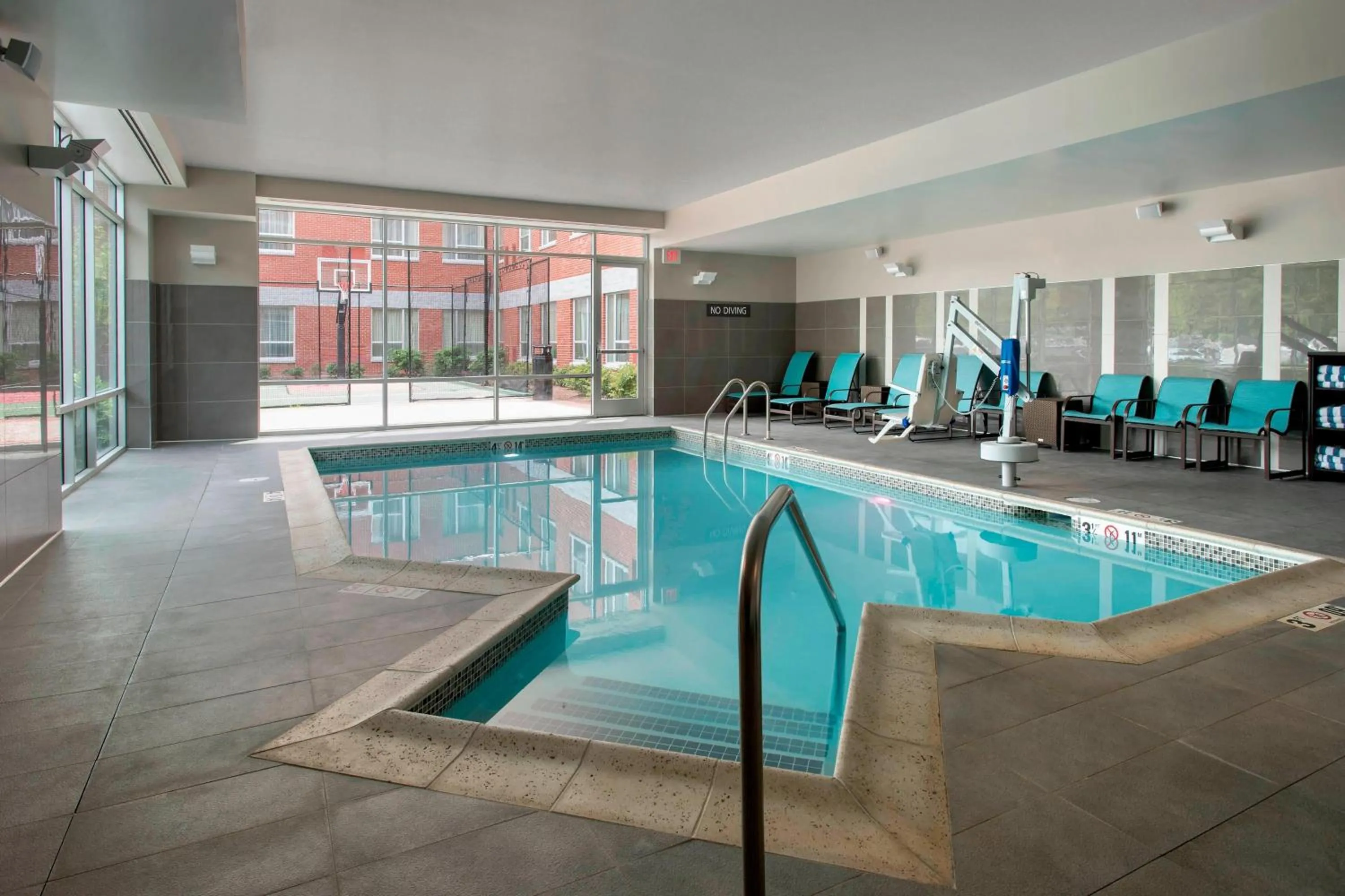 Swimming pool in Residence Inn by Marriott Boston Bridgewater