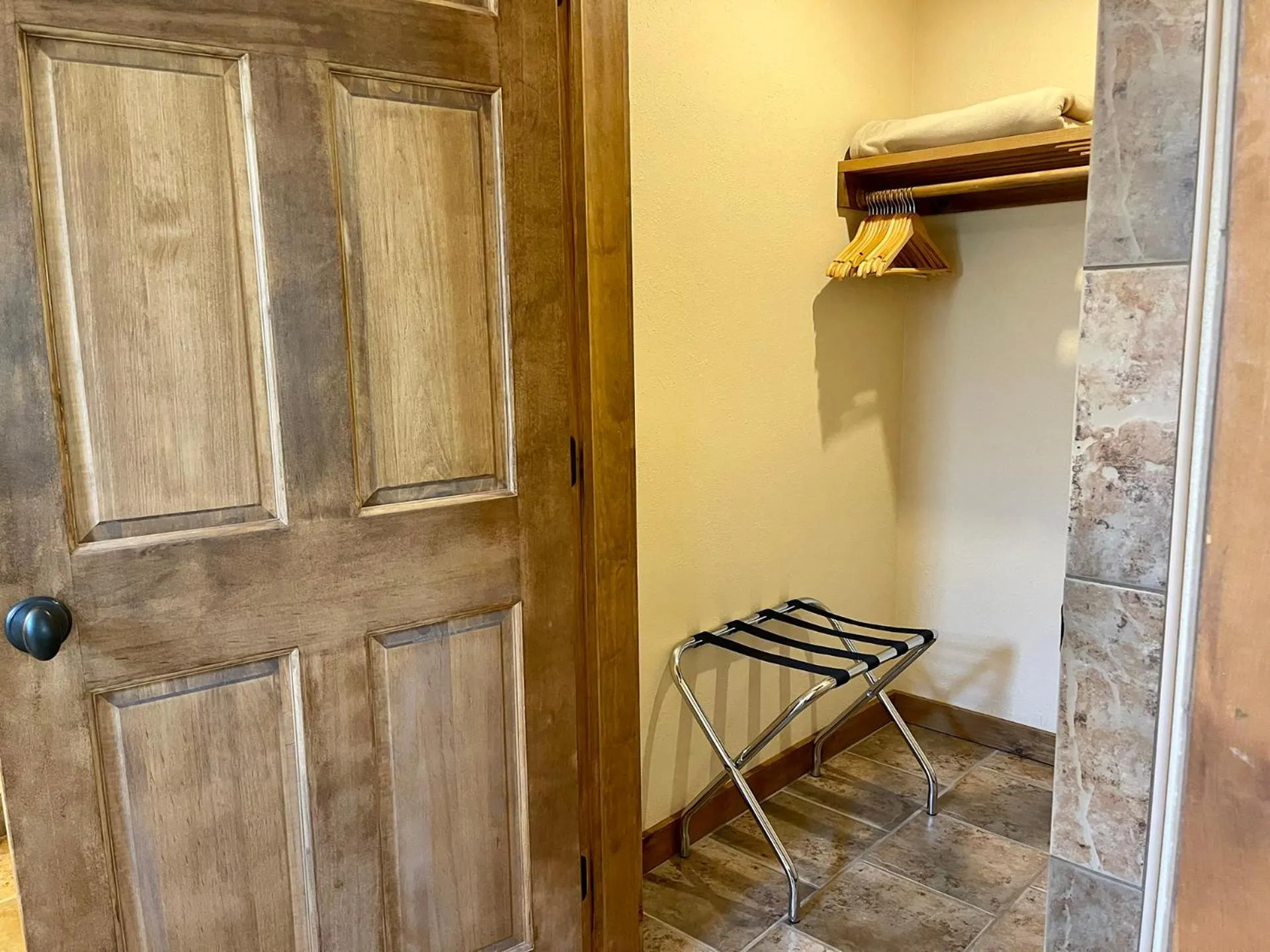 wardrobe in Marble Mountain Chalet