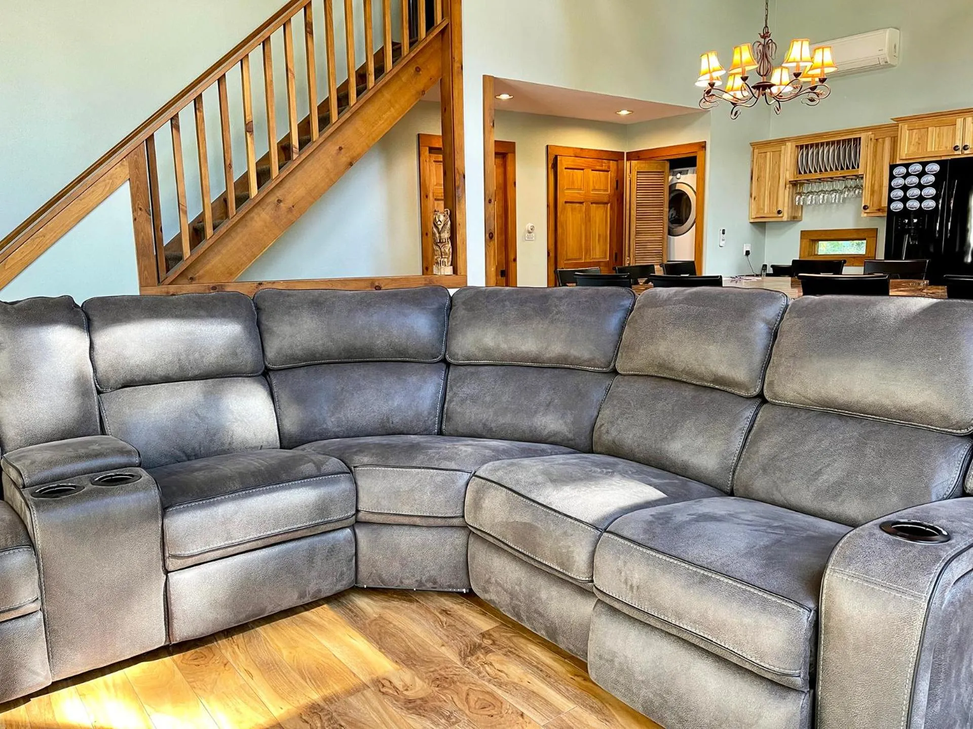 Living room in Marble Mountain Chalet