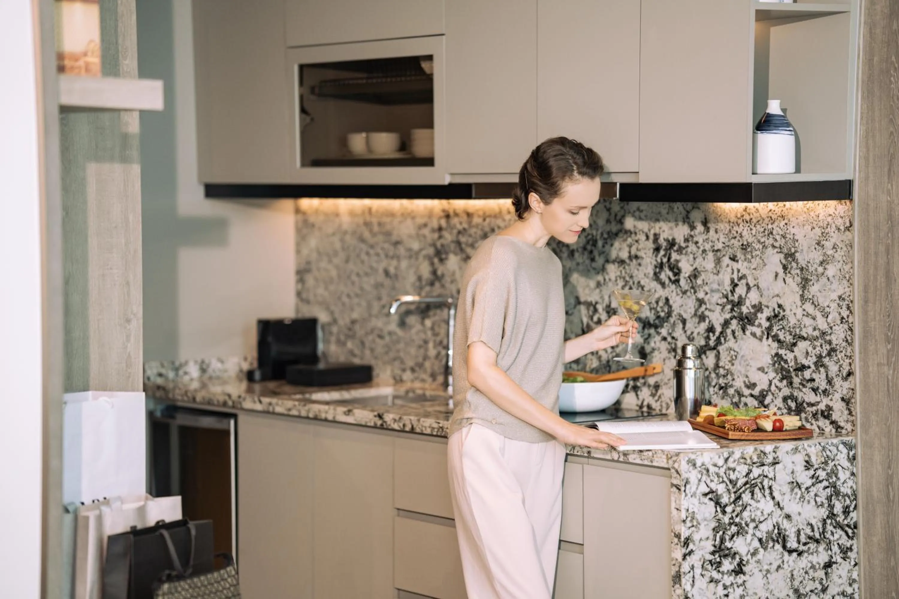 Kitchen or kitchenette in Fraser Suites Hanoi