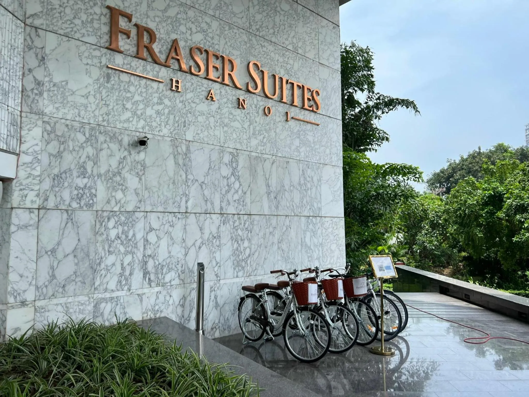Cycling in Fraser Suites Hanoi