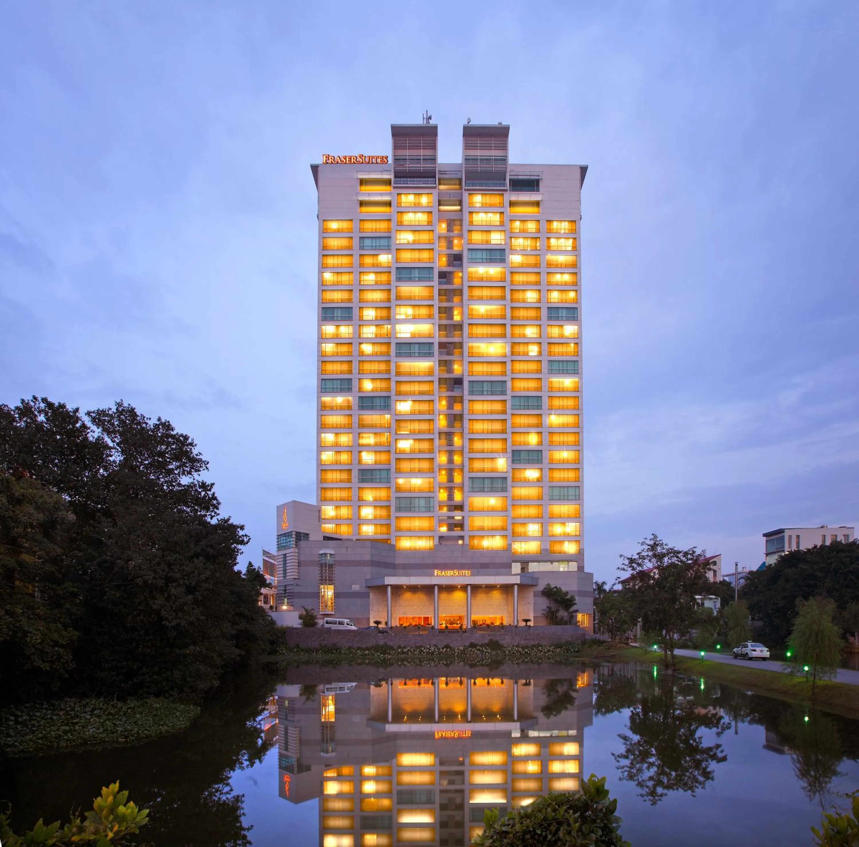 Facade/entrance in Fraser Suites Hanoi