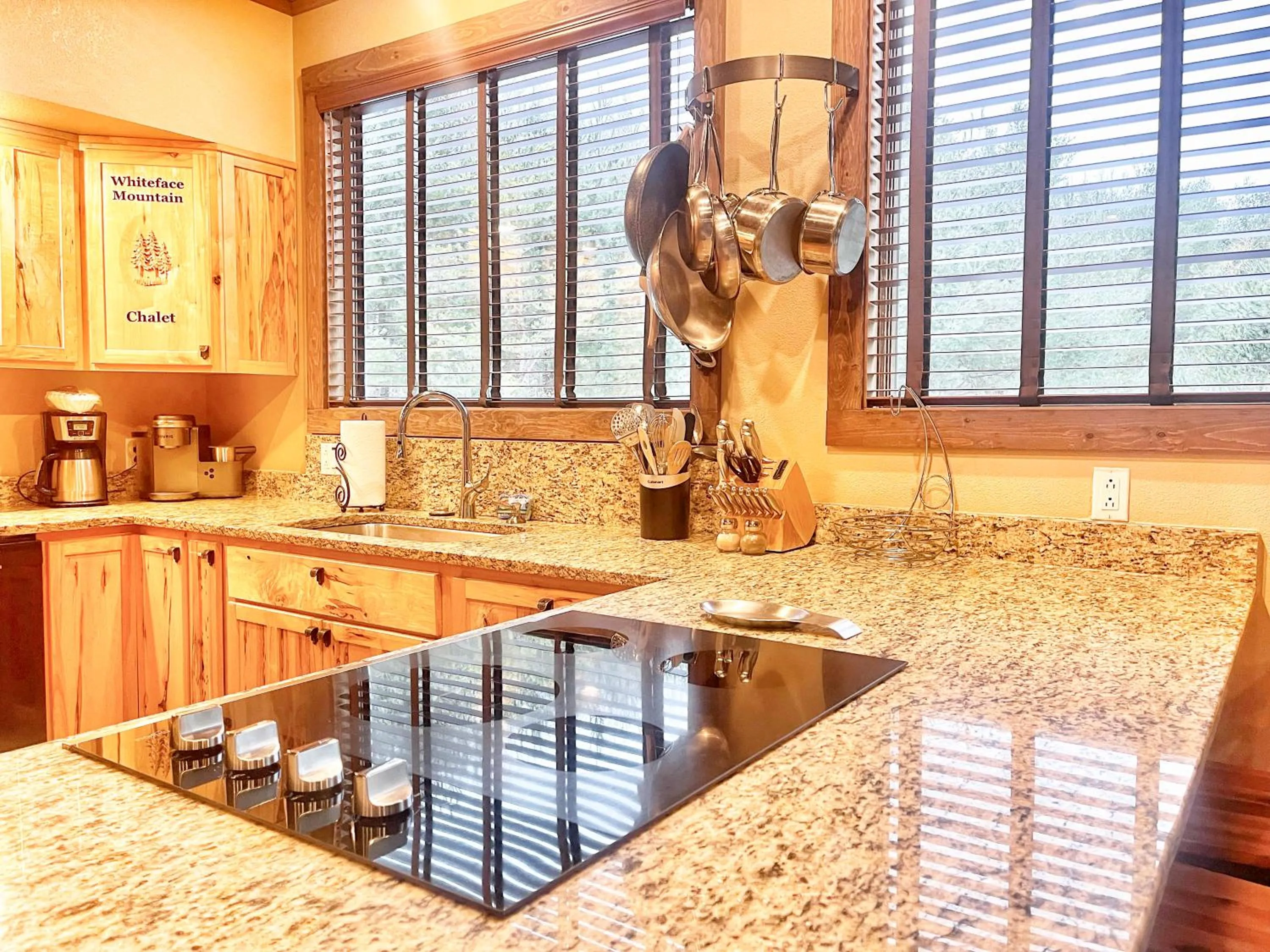 kitchen in Whiteface Mountain Chalet