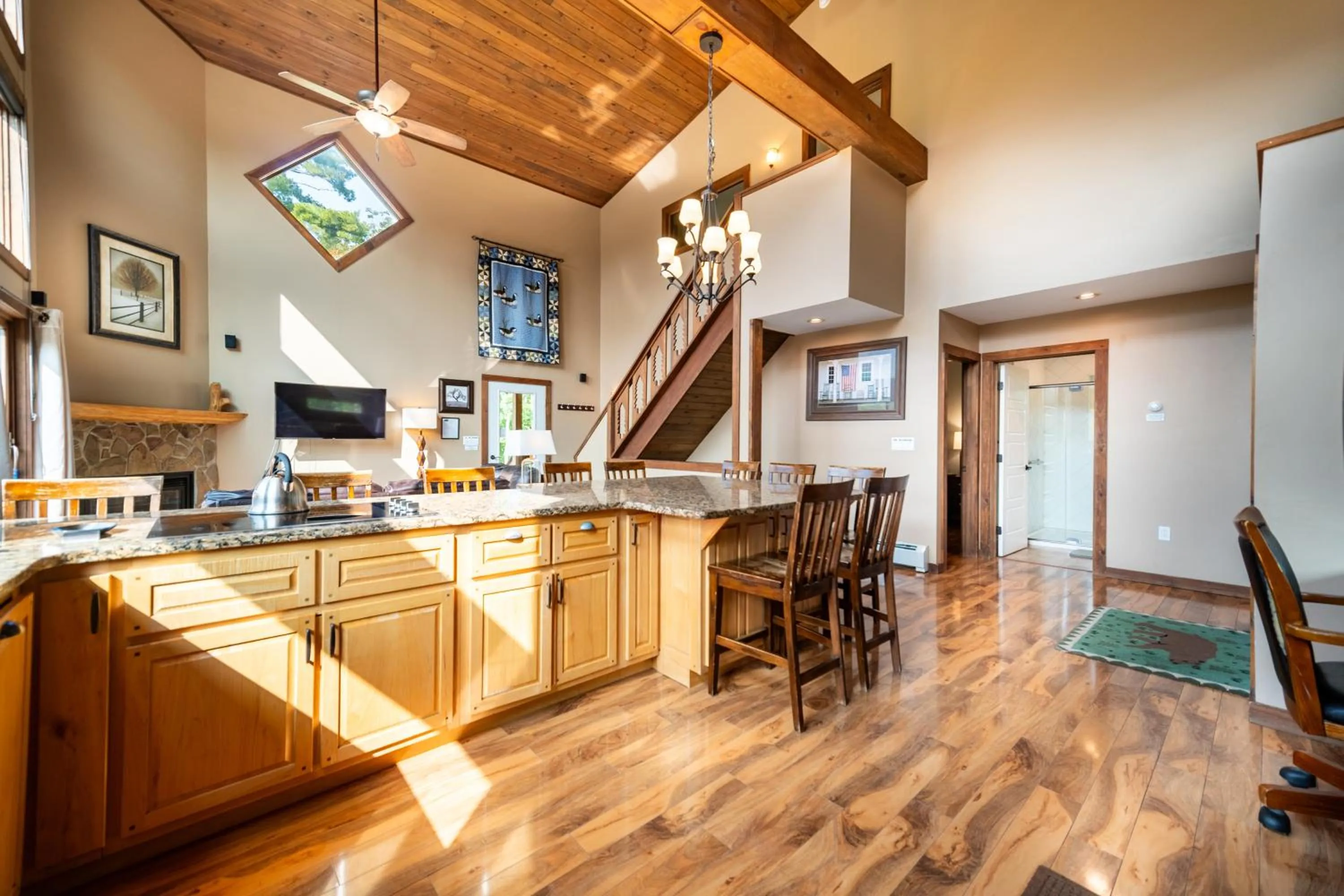 TV and multimedia in Lookout Mountain Chalet