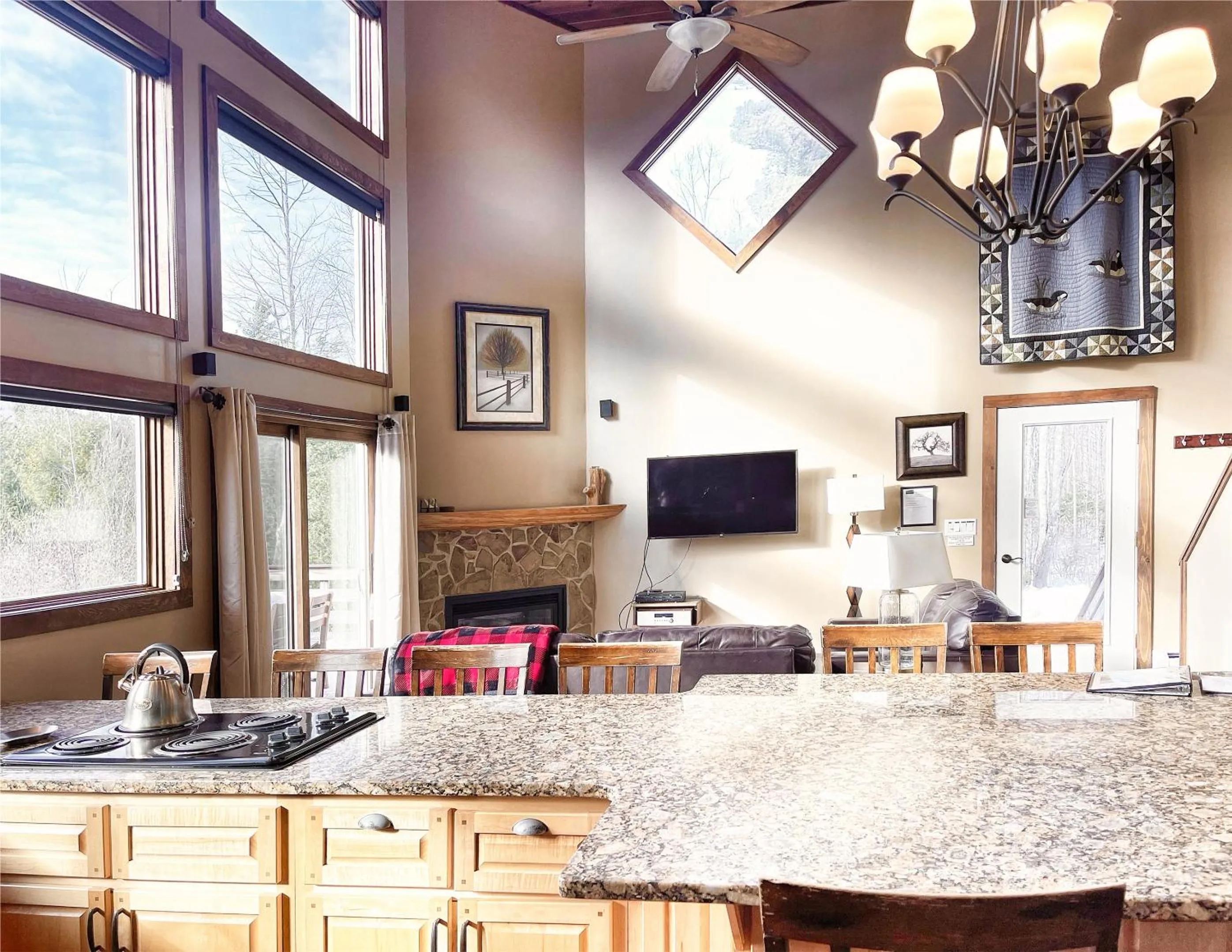 TV and multimedia in Lookout Mountain Chalet