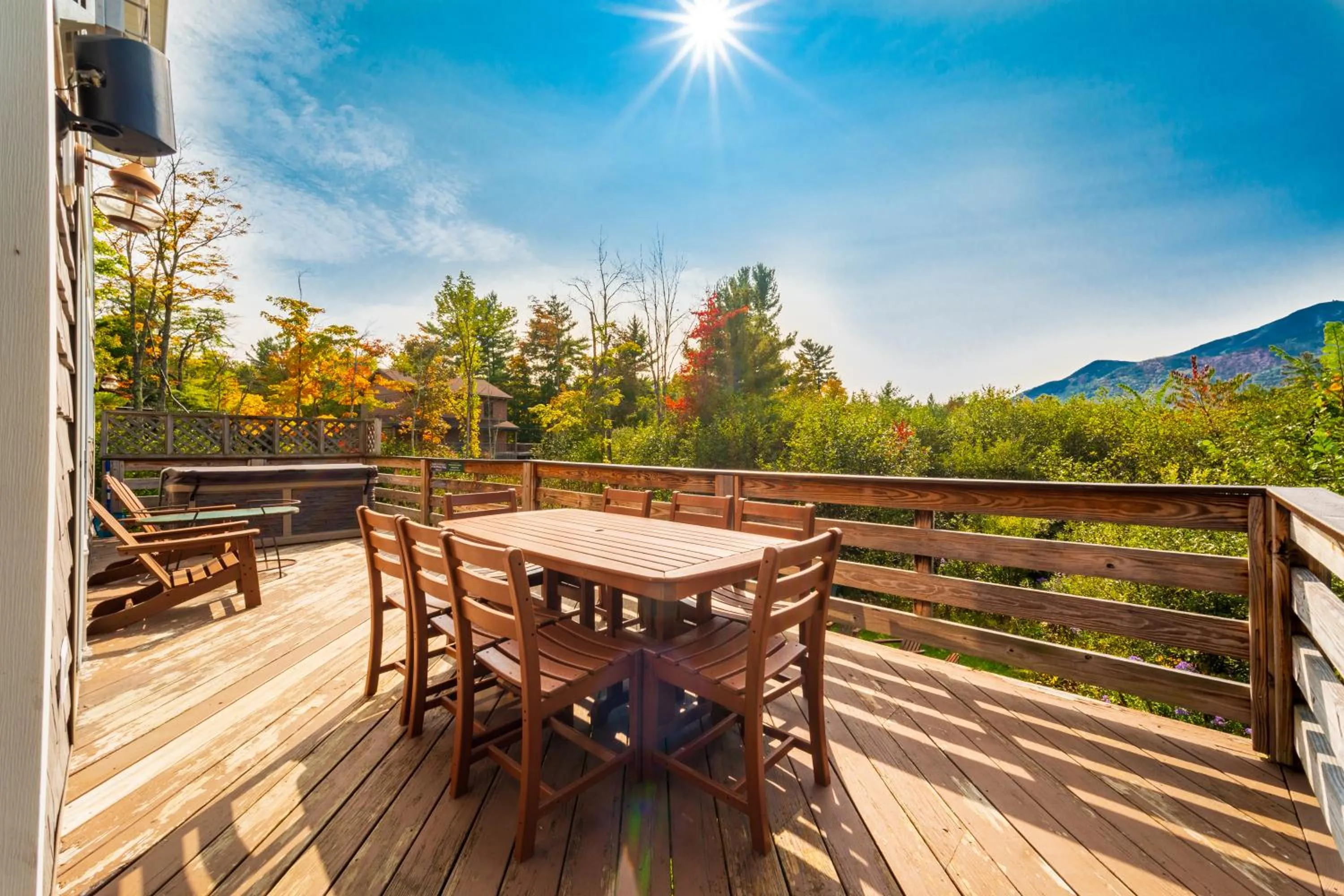 Balcony/Terrace in Lookout Mountain Chalet