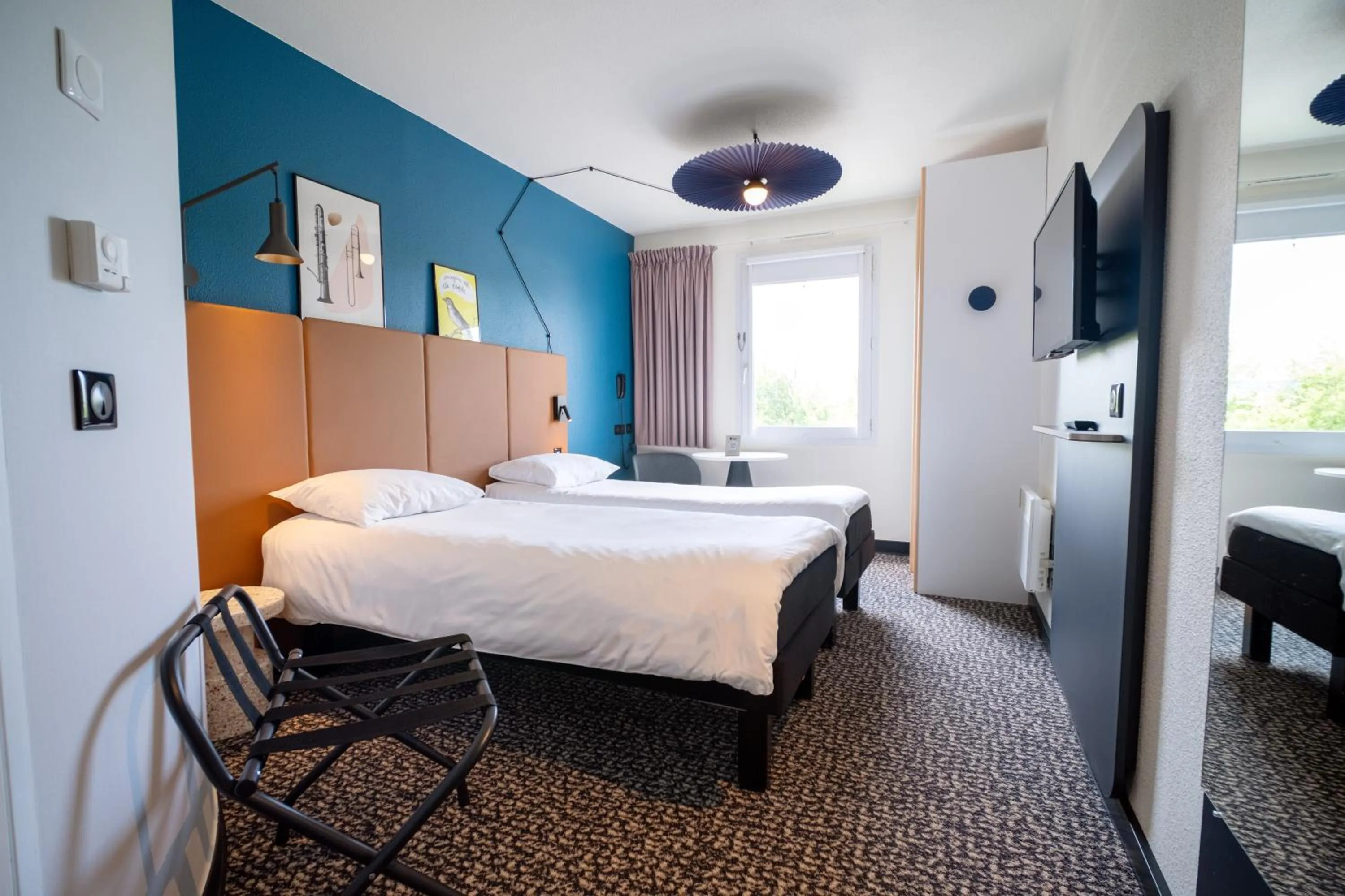 Bed in Ibis Avranches Baie du Mont-Saint-Michel