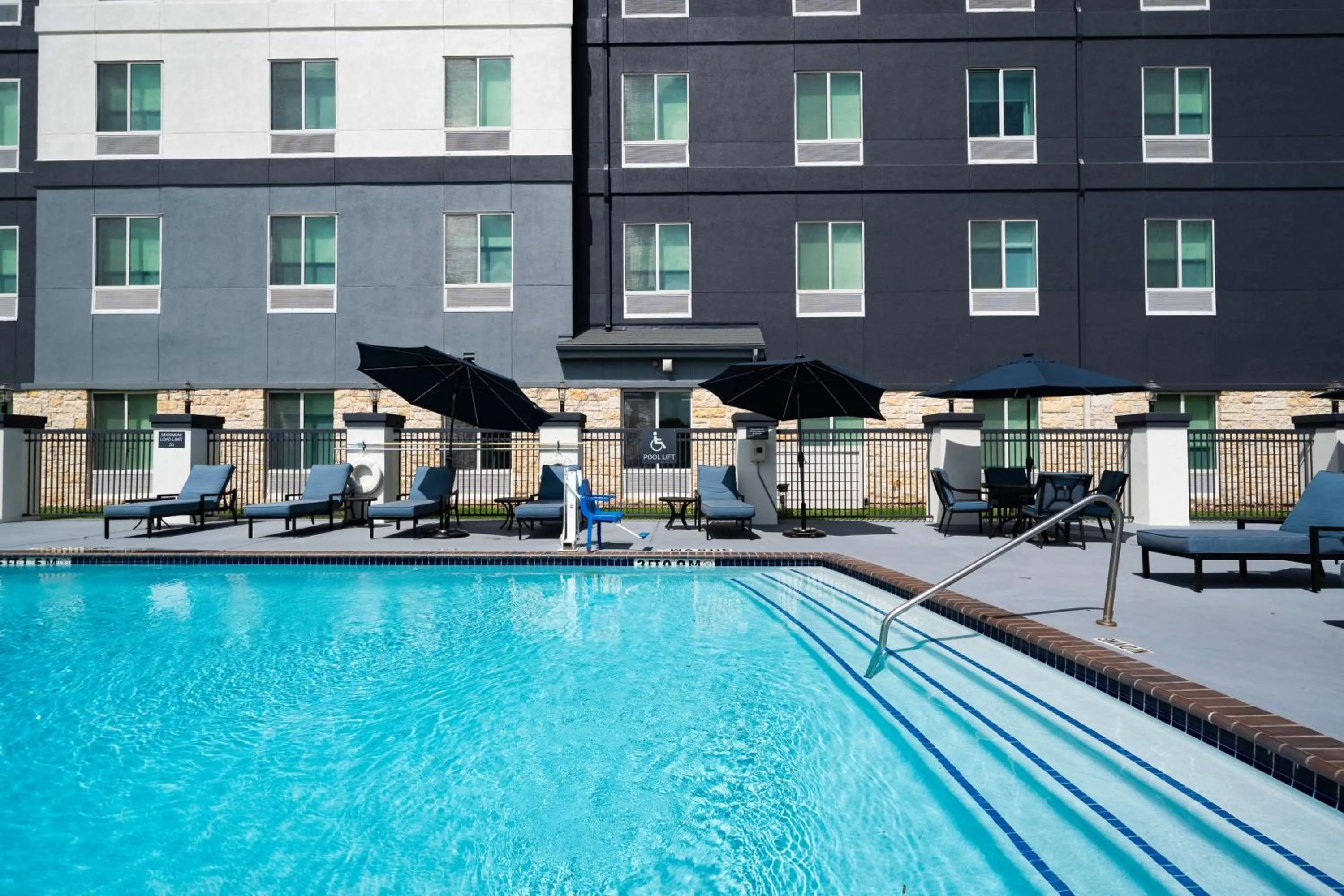 Pool view in Hilton Garden Inn Houston/Clear Lake NASA