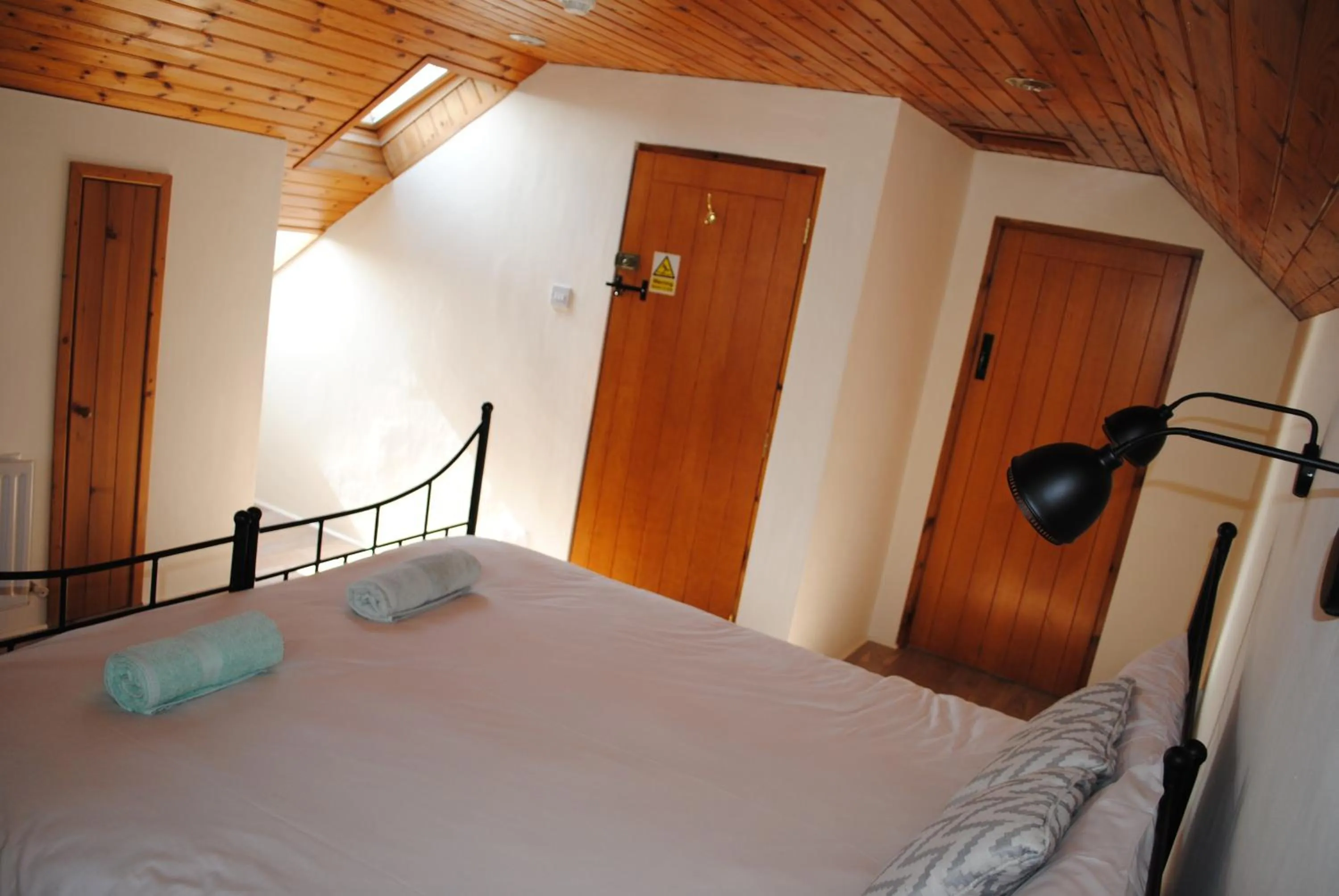 Bed in The Castle Bed & Breakfast