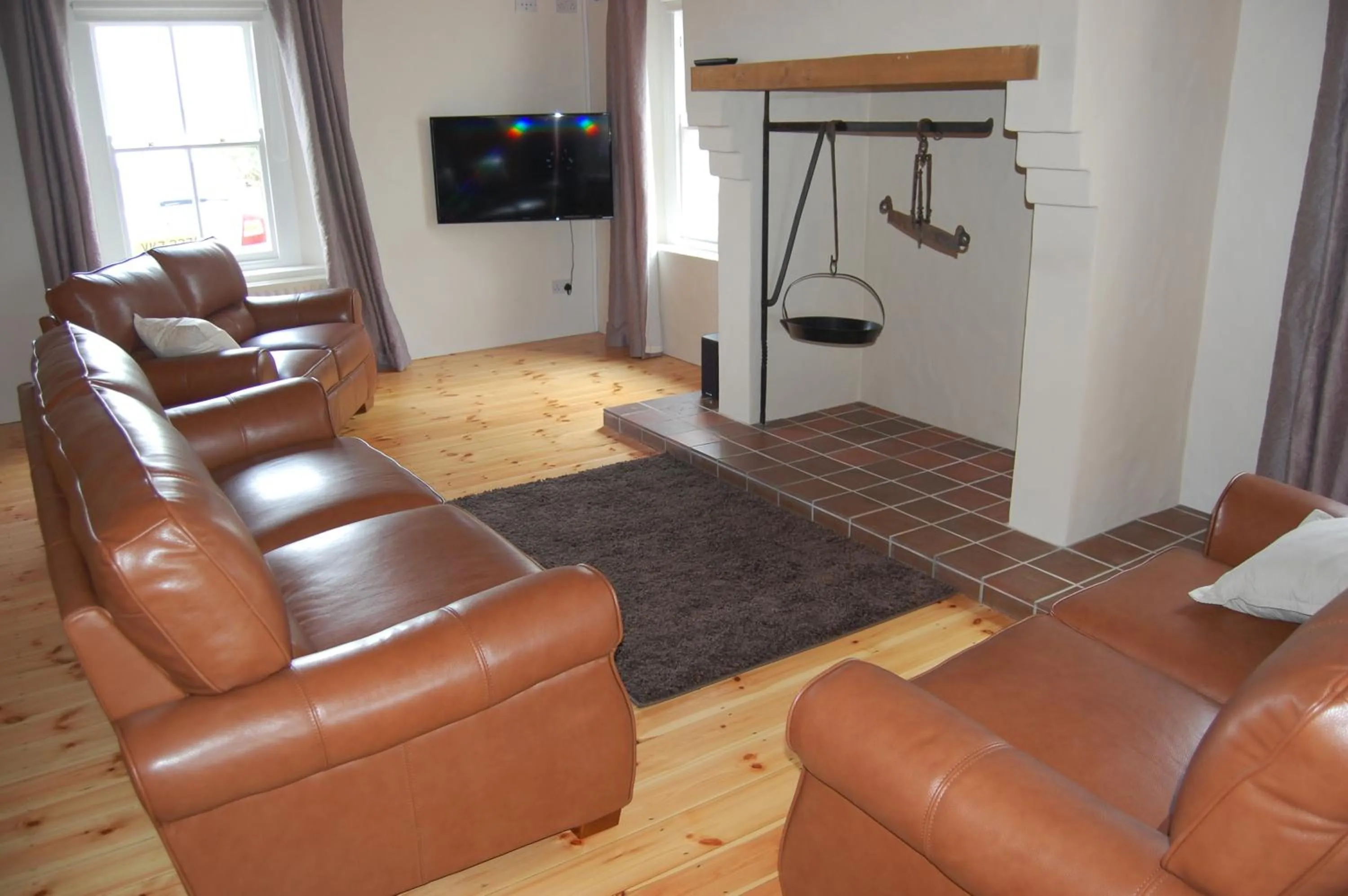Living room in The Castle Bed & Breakfast