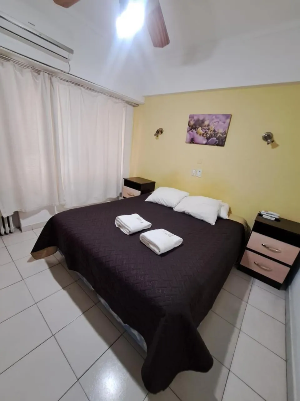 Bed in San Remo Grand Hotel