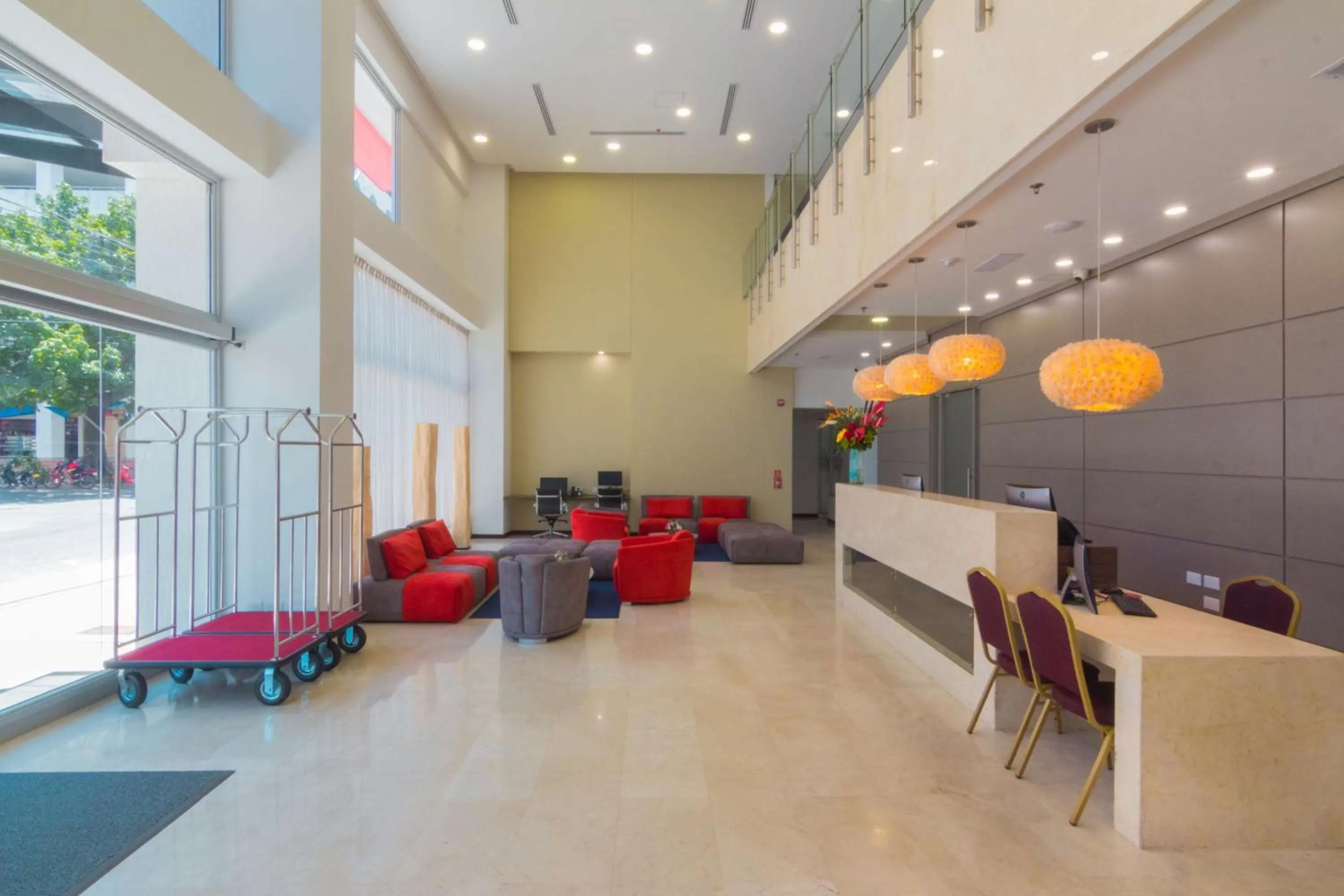Lobby or reception in GHL Style Barrancabermeja