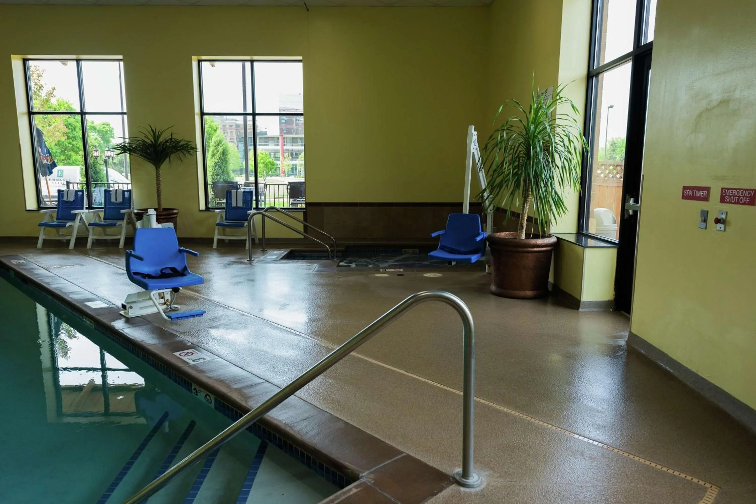 Pool view in Embassy Suites by Hilton Minneapolis North