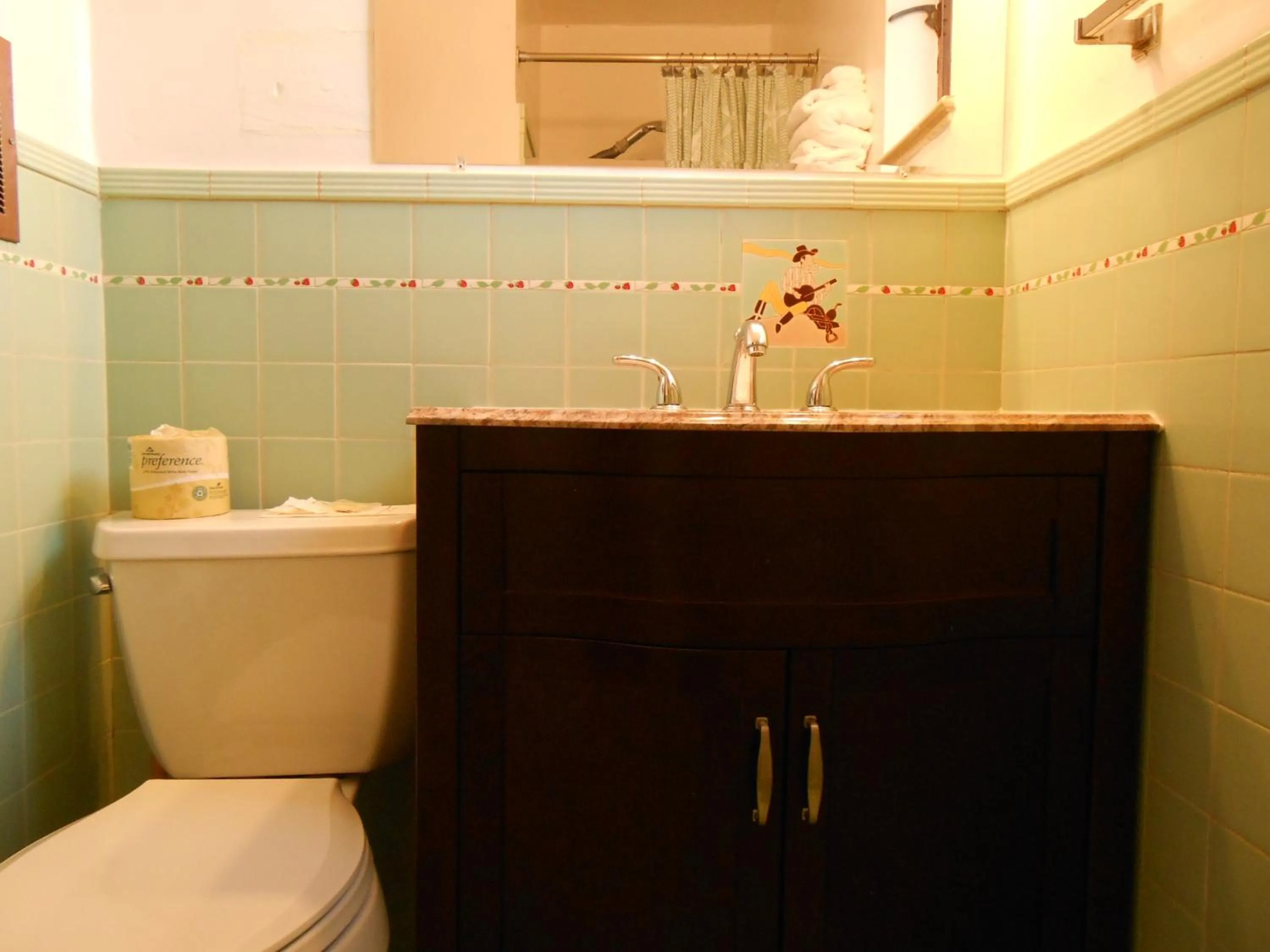 Toilet in Sands Motel