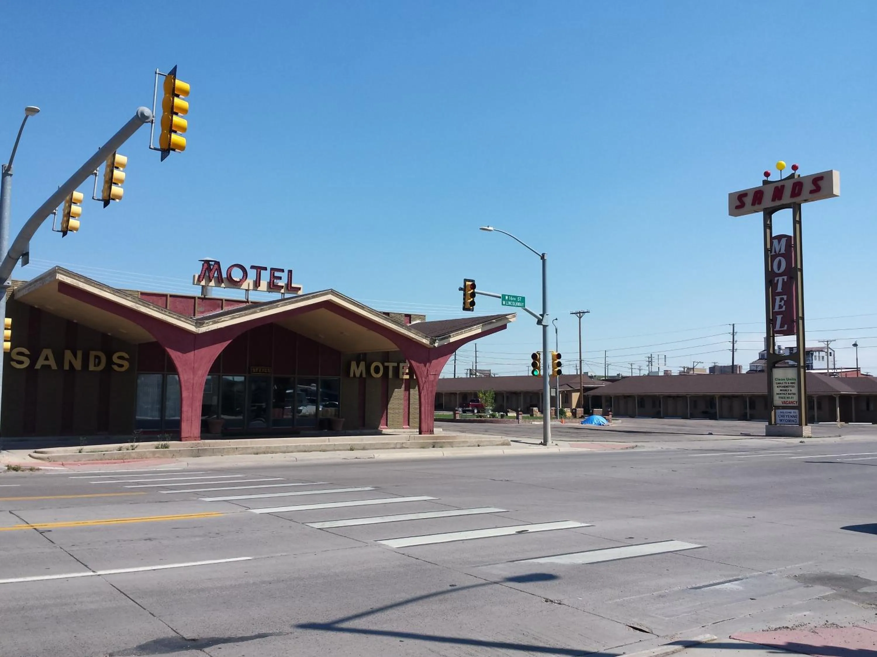 Property building in Sands Motel